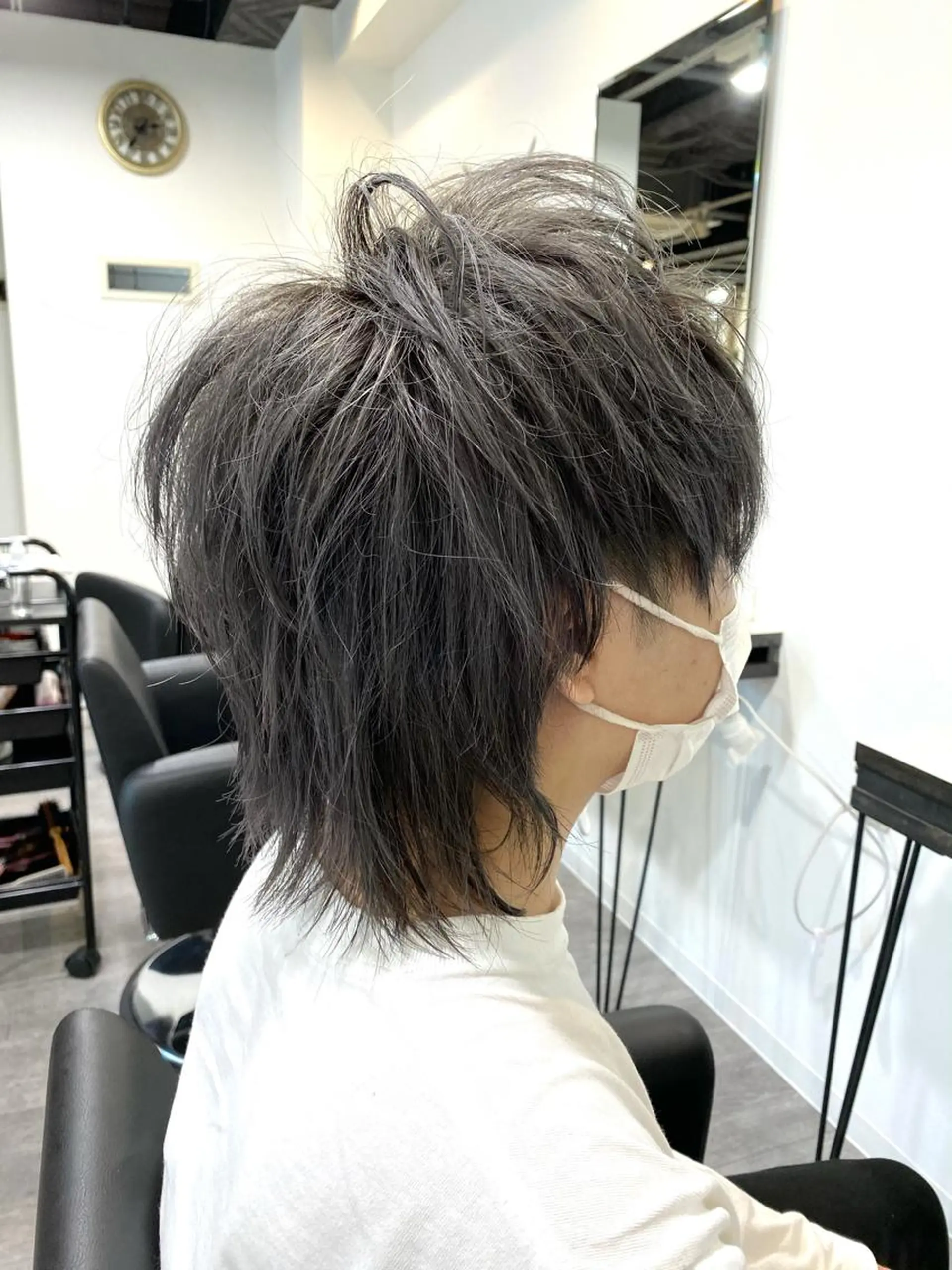 ショート カラー メンズ メンズバレイヤージュ メンズブリーチ メンズハイライト メンズインナーカラー メンズ韓国風 カット ヘアカラー unpeu hair  二条所属・先着1名様限定 カット無料のヘアスタイル