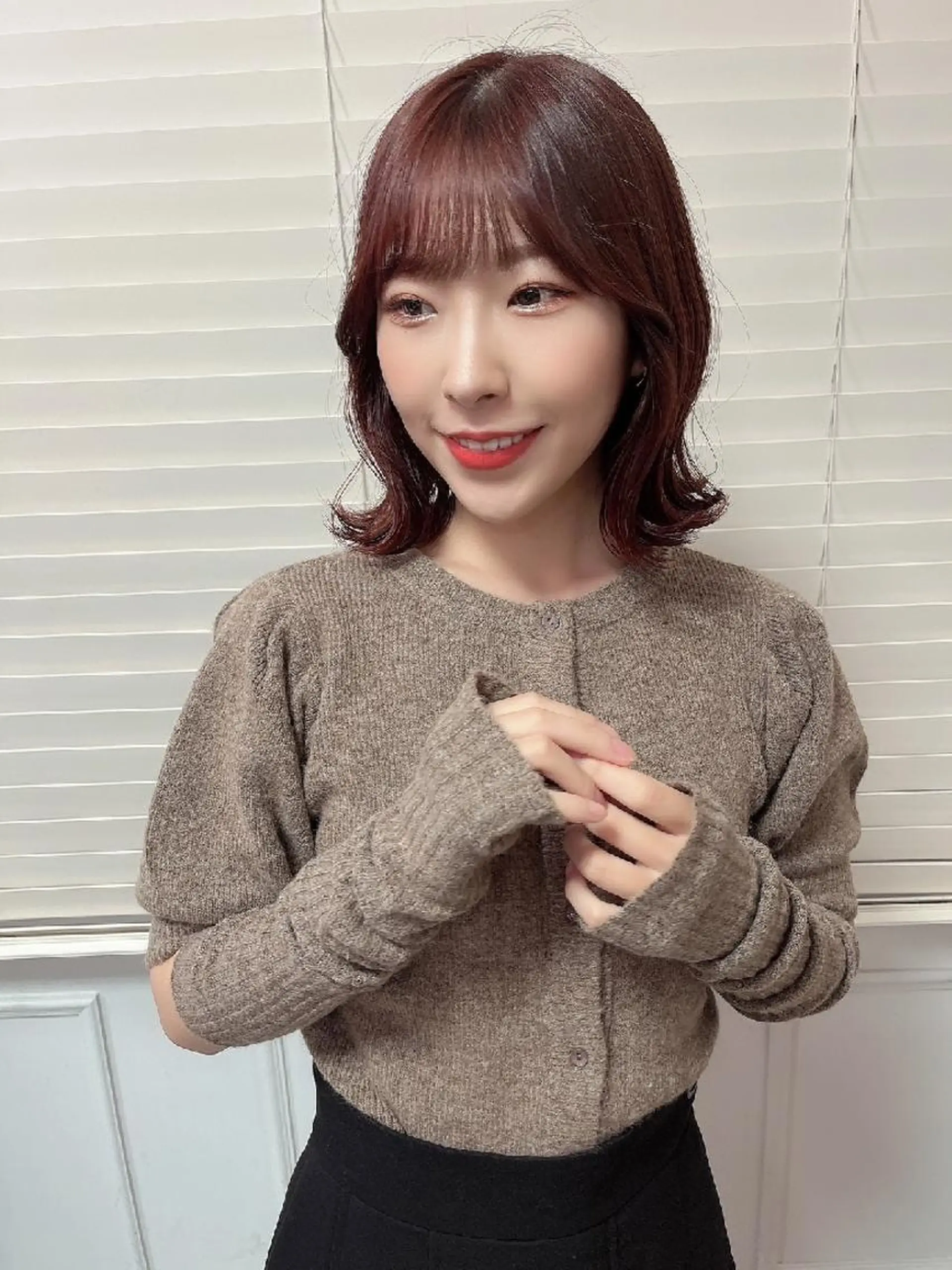 ミディアム トリートメント カット ヘアカラー ハネエクステ表参道/ 羽エクステSpicaのヘアスタイル
