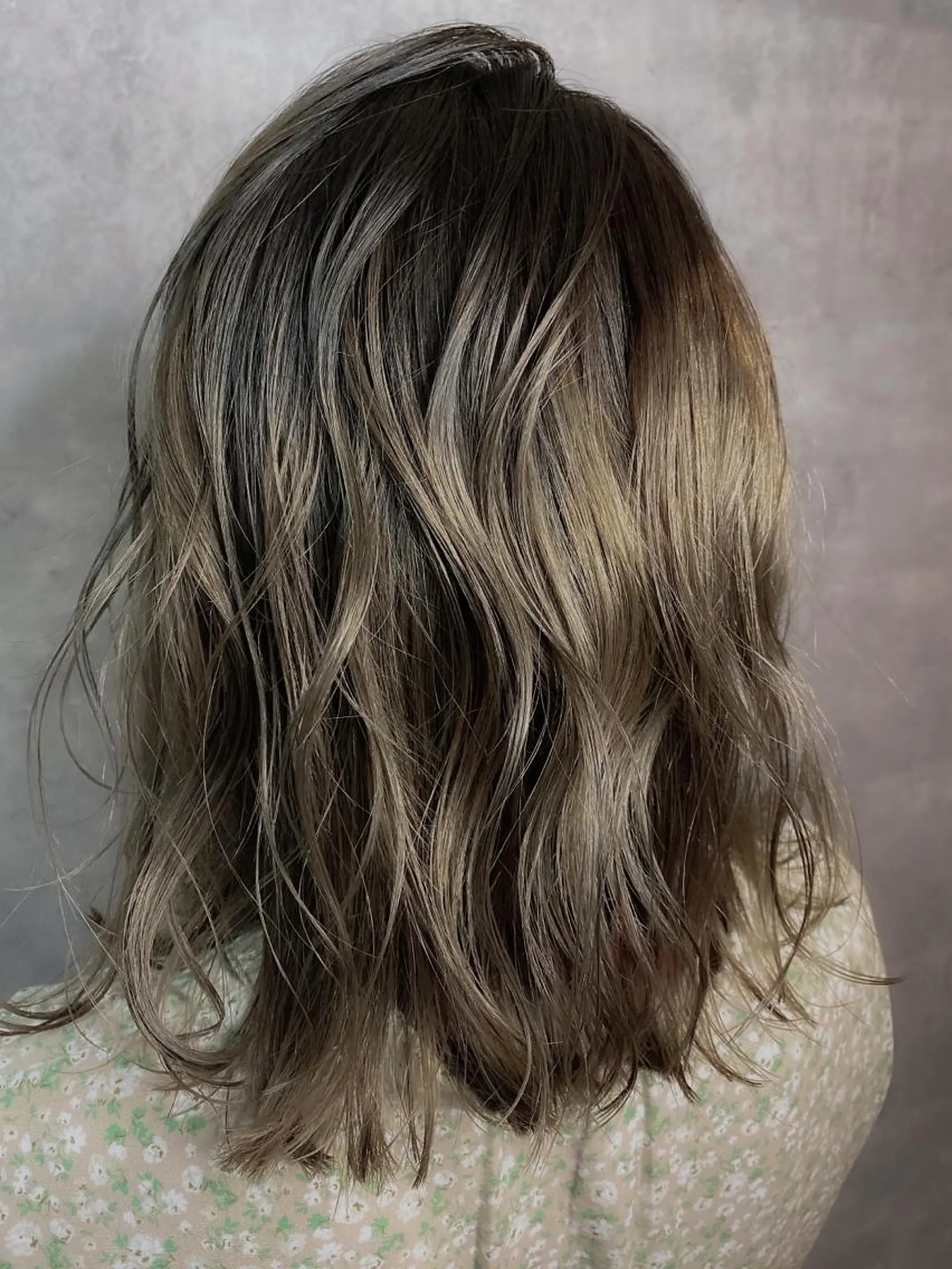 ミディアム カラー ブリーチ 久保亮太 /大人ショートのヘアスタイル