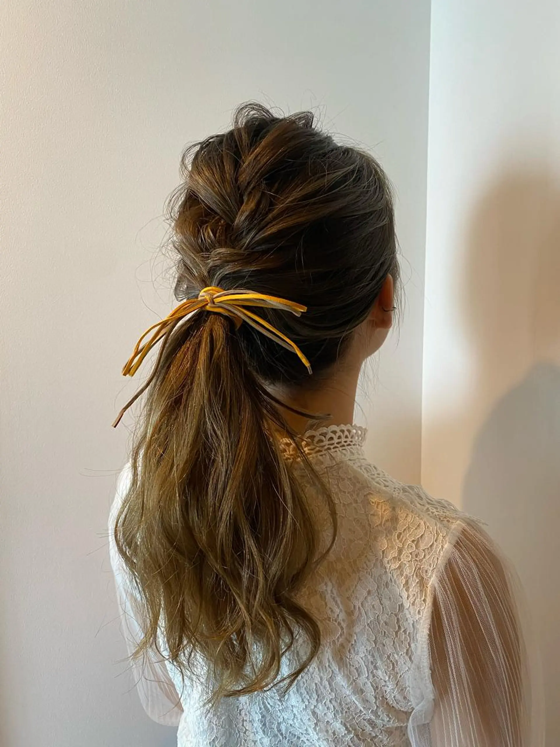 ロング ヘアアレンジ ポニーテール ikeda shioriのヘアスタイル