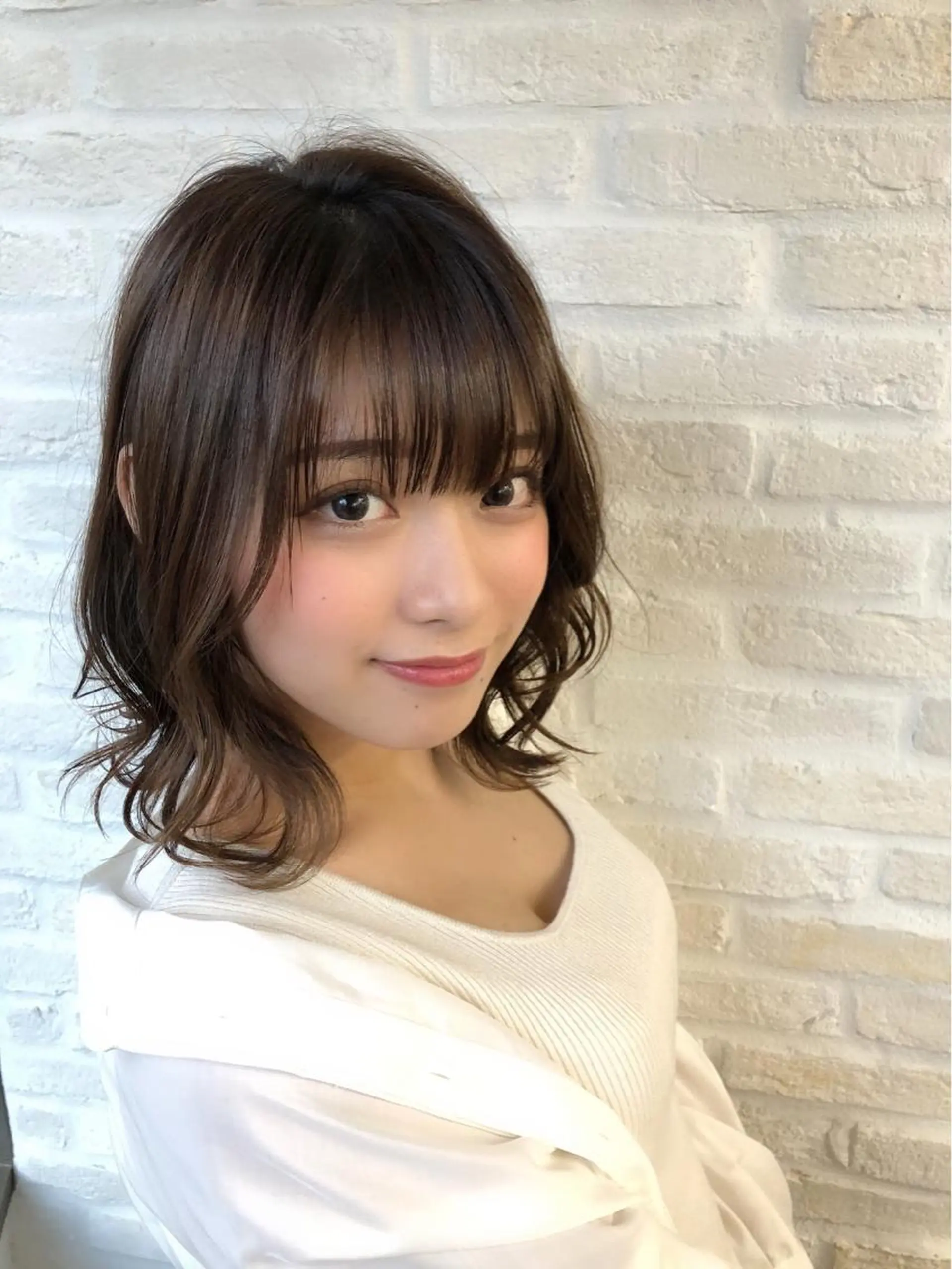 ミディアム カラー レイヤー×髪質改善✨ 渋谷/佐藤侑哉のヘアスタイル