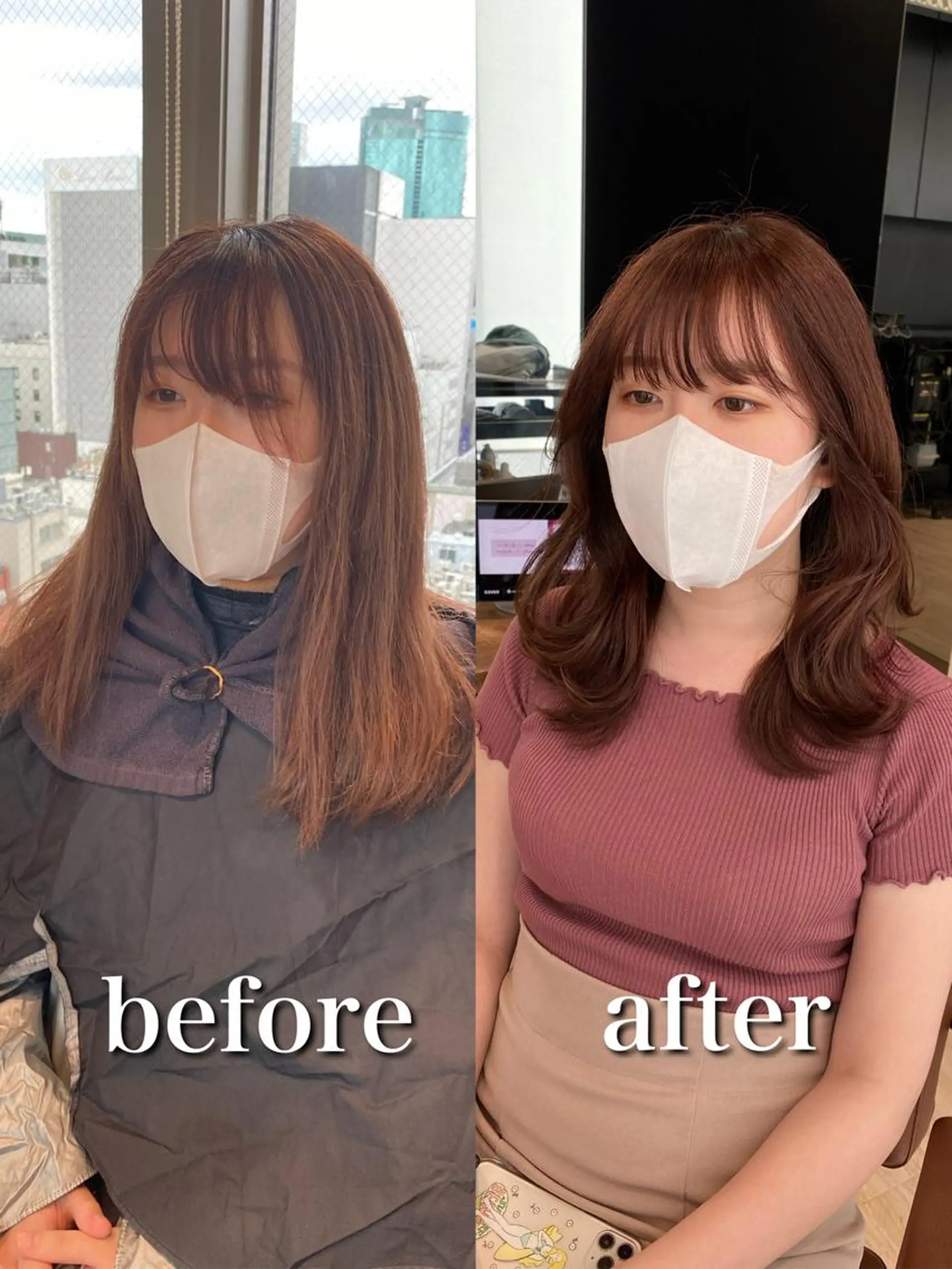 ミディアム くびれヘア 顔周りカット 小顔カット トリートメント 【1日2名様限定】 AFLOAT白川雄副のヘアスタイル