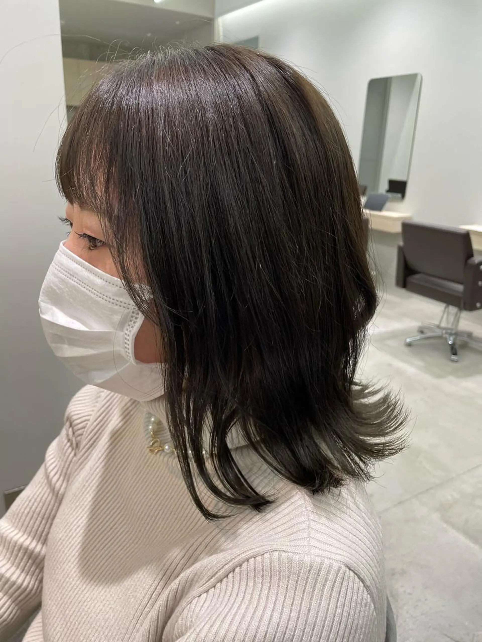 ショート カラー パーソナルカラー 藤本夢のヘアスタイル