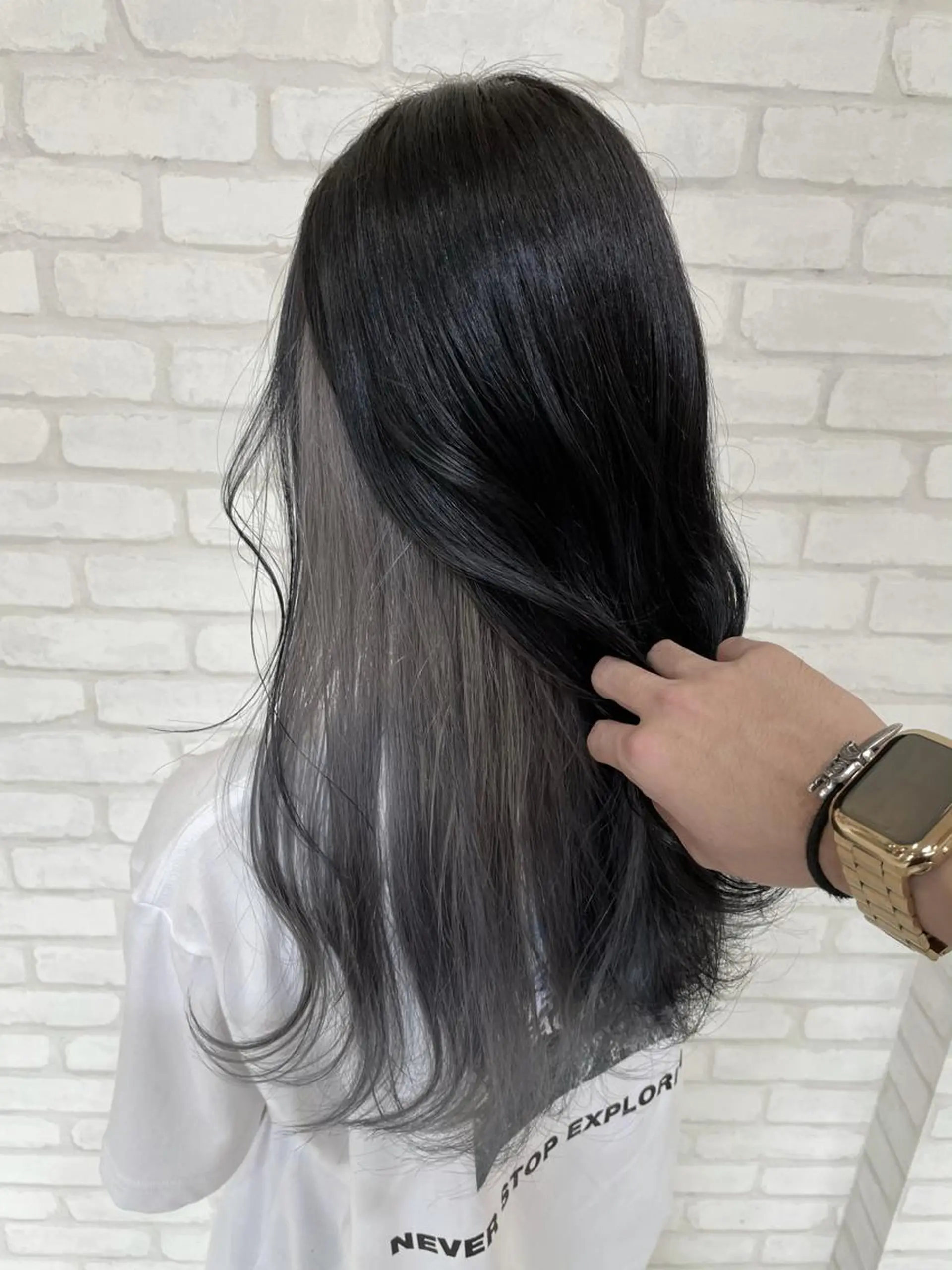 ロング 韓国風ヘア 💎True creation💎のヘアスタイル