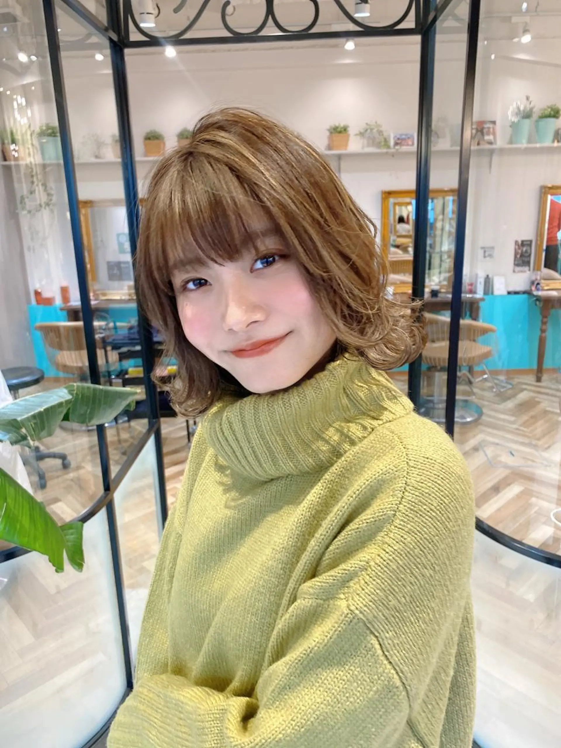 ショート ボブ韓国風レイヤー 髪質改善/畠中ケントのヘアスタイル