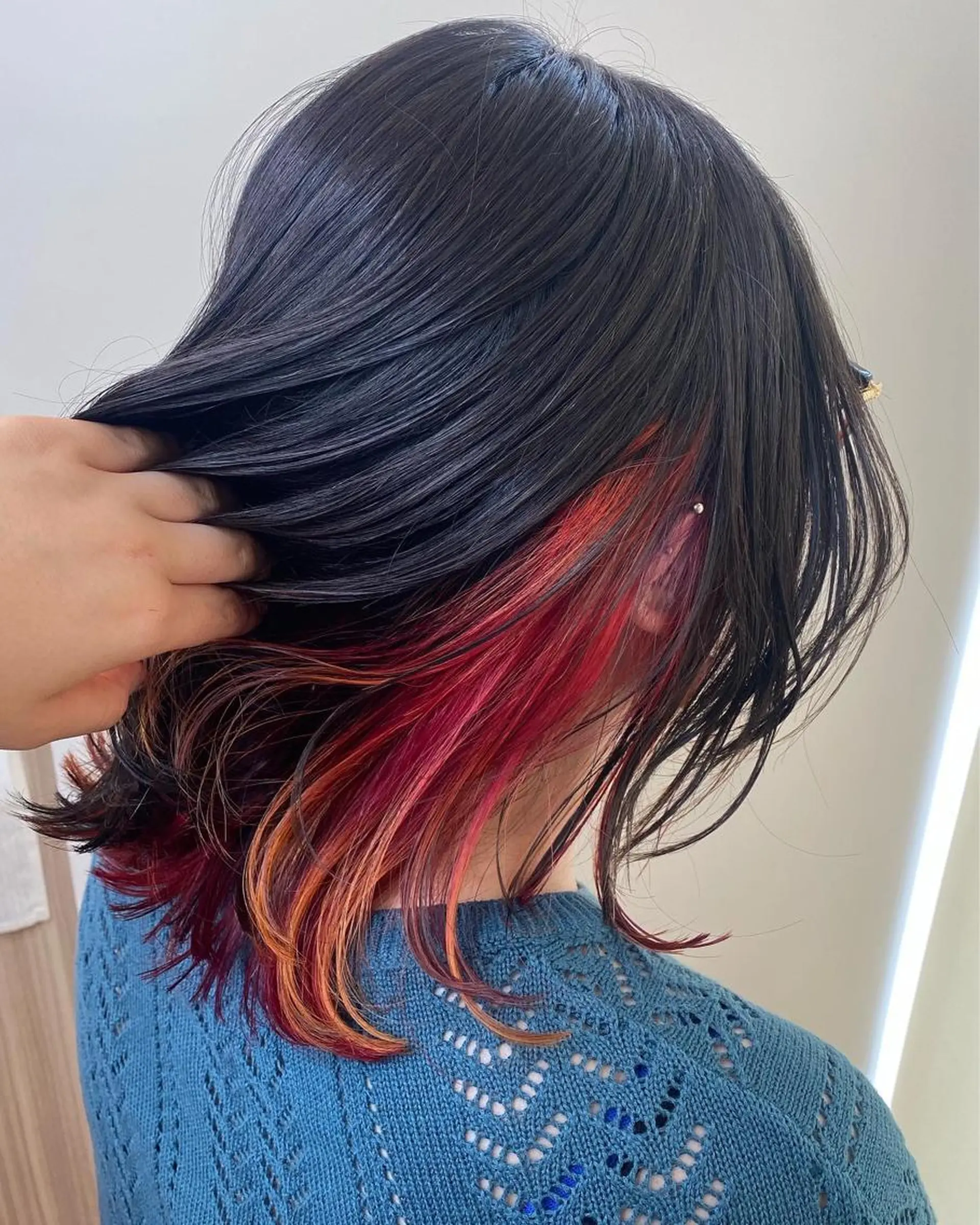 ミディアム カラー カット ヘアカラー トリートメント ✴︎ヒラガカナ✴︎ ECLAT HAIRのヘアスタイル