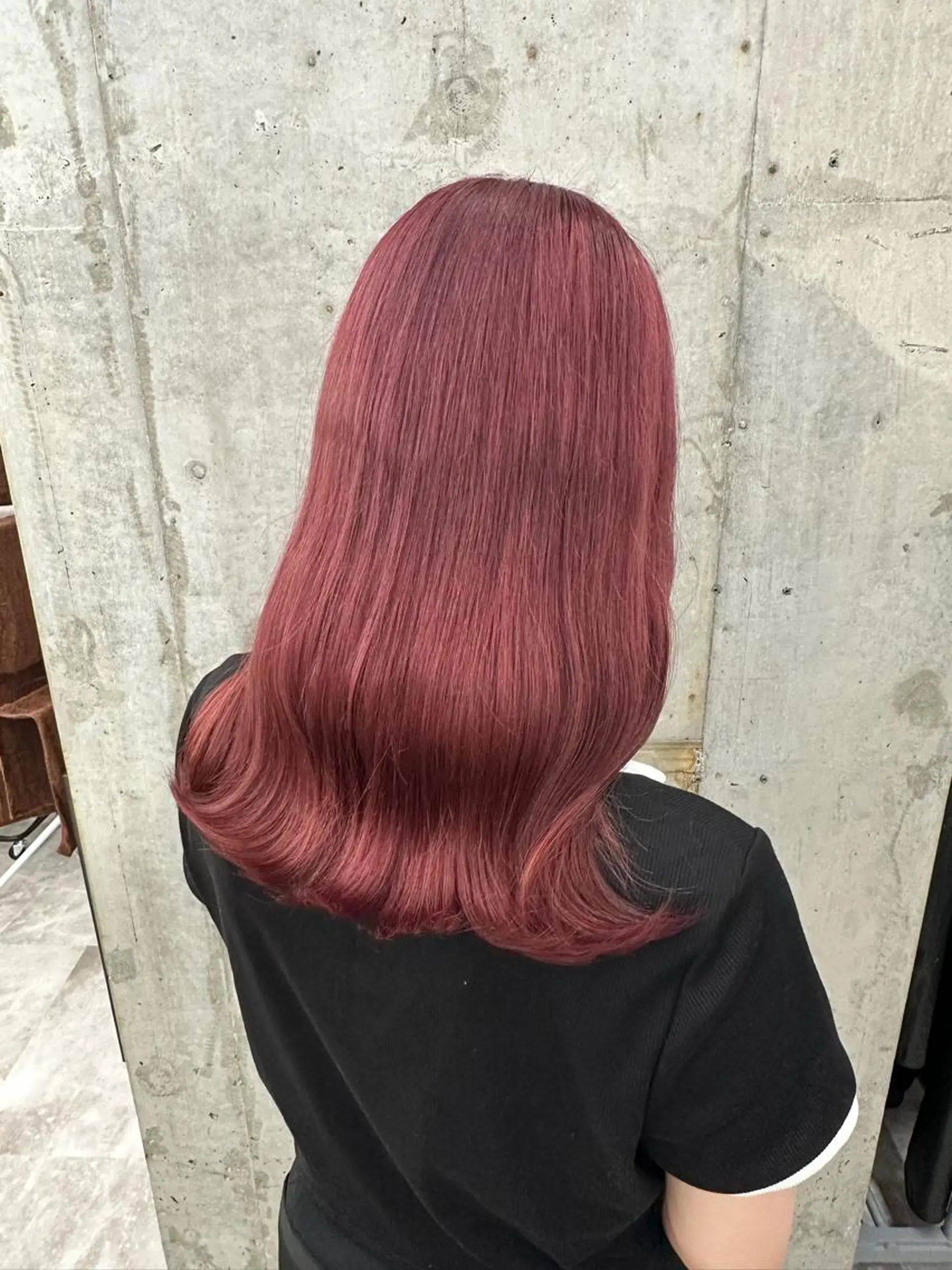 ロング カラー ブリーチ 透明感カラー 韓国風カラー ピンクカラー 韓国風ヘア tint by alo bleach 大阪梅田【ティントバイアロブリーチ】所属・✨武内凌太✨ カットモデル募集のヘアスタイル