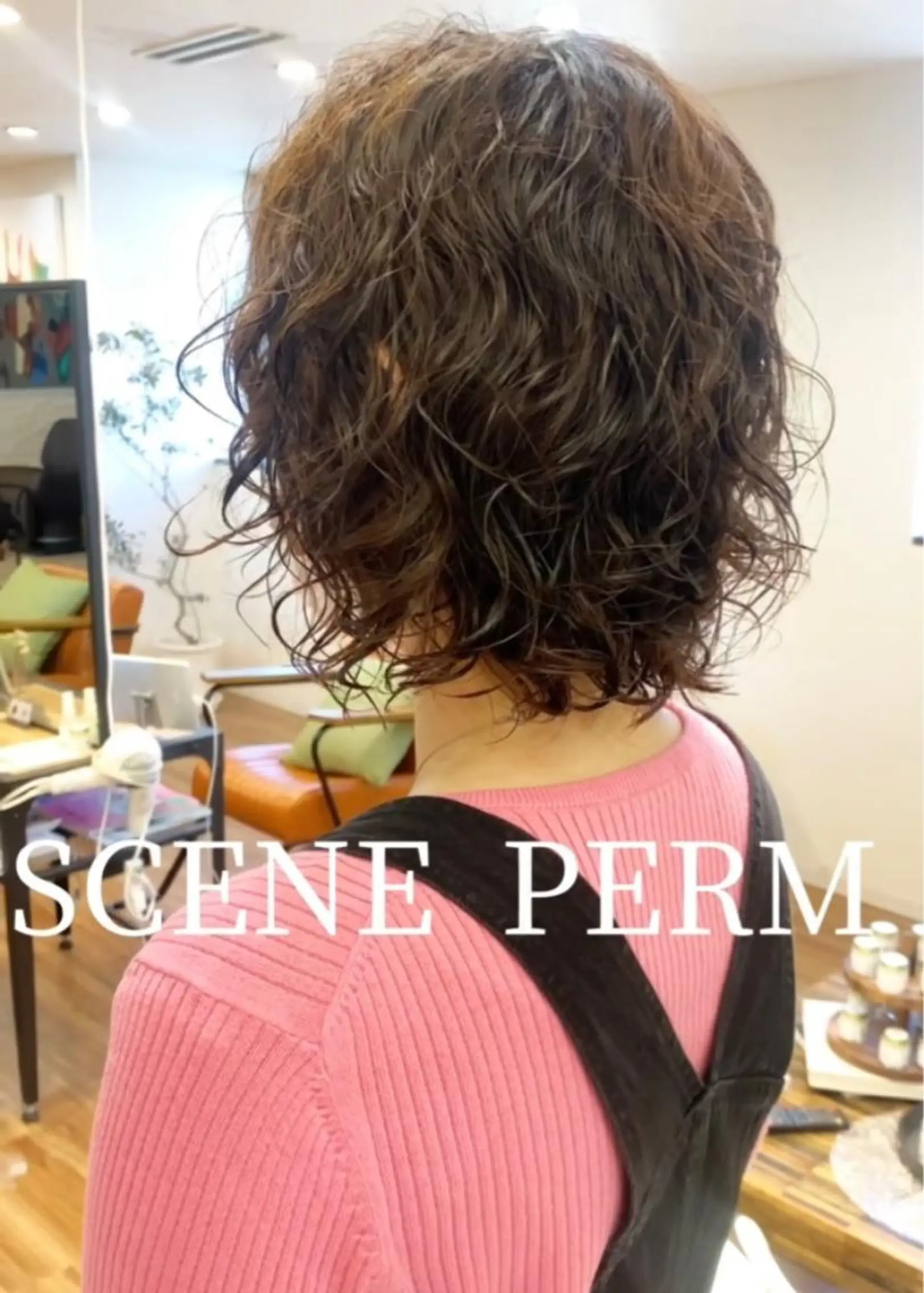 ミディアム パーマ ミディアムパーマ デジタルパーマ 古沢 新のヘアスタイル