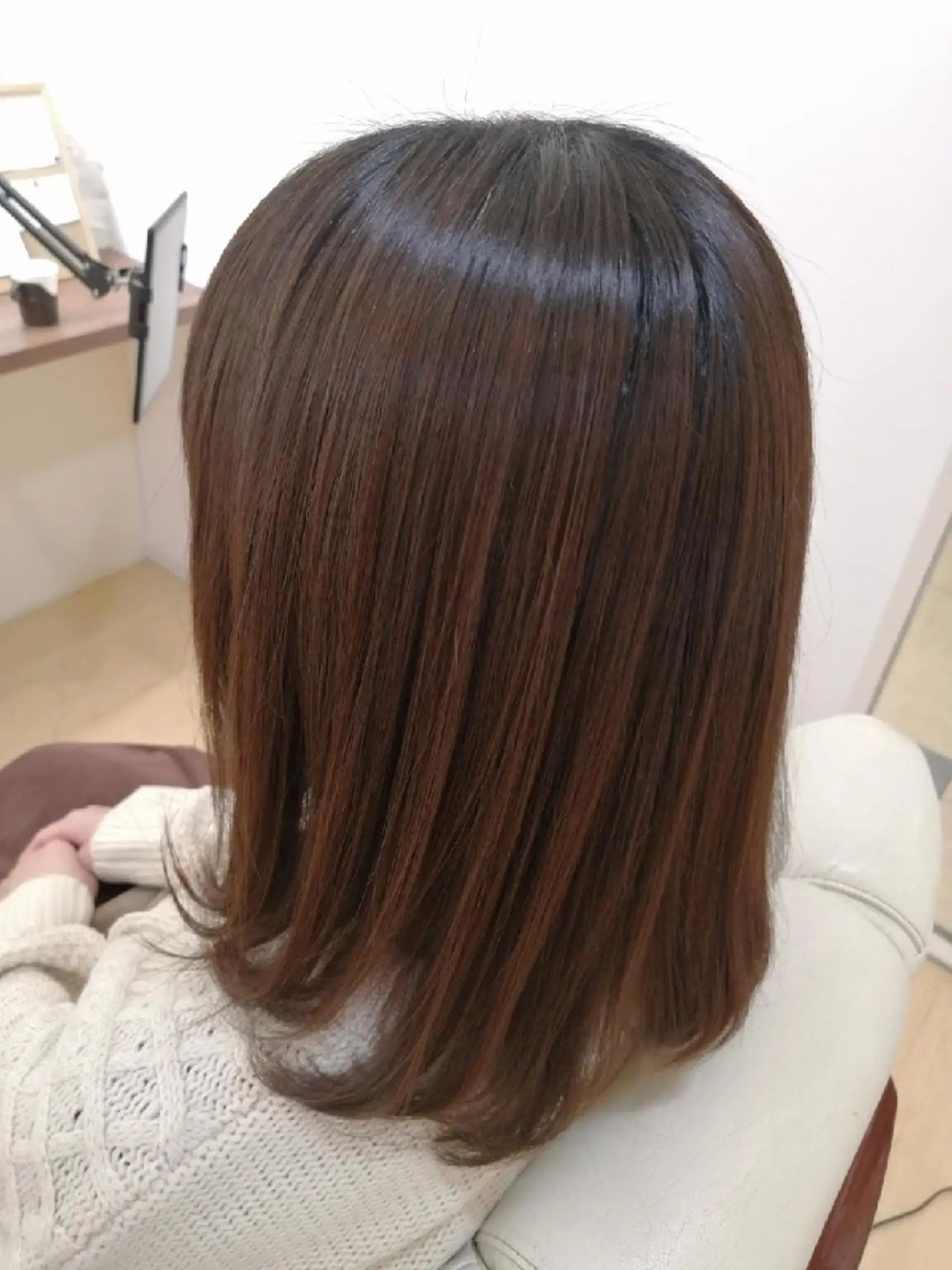 ミディアム トリートメント 鈴木 さやかのヘアスタイル