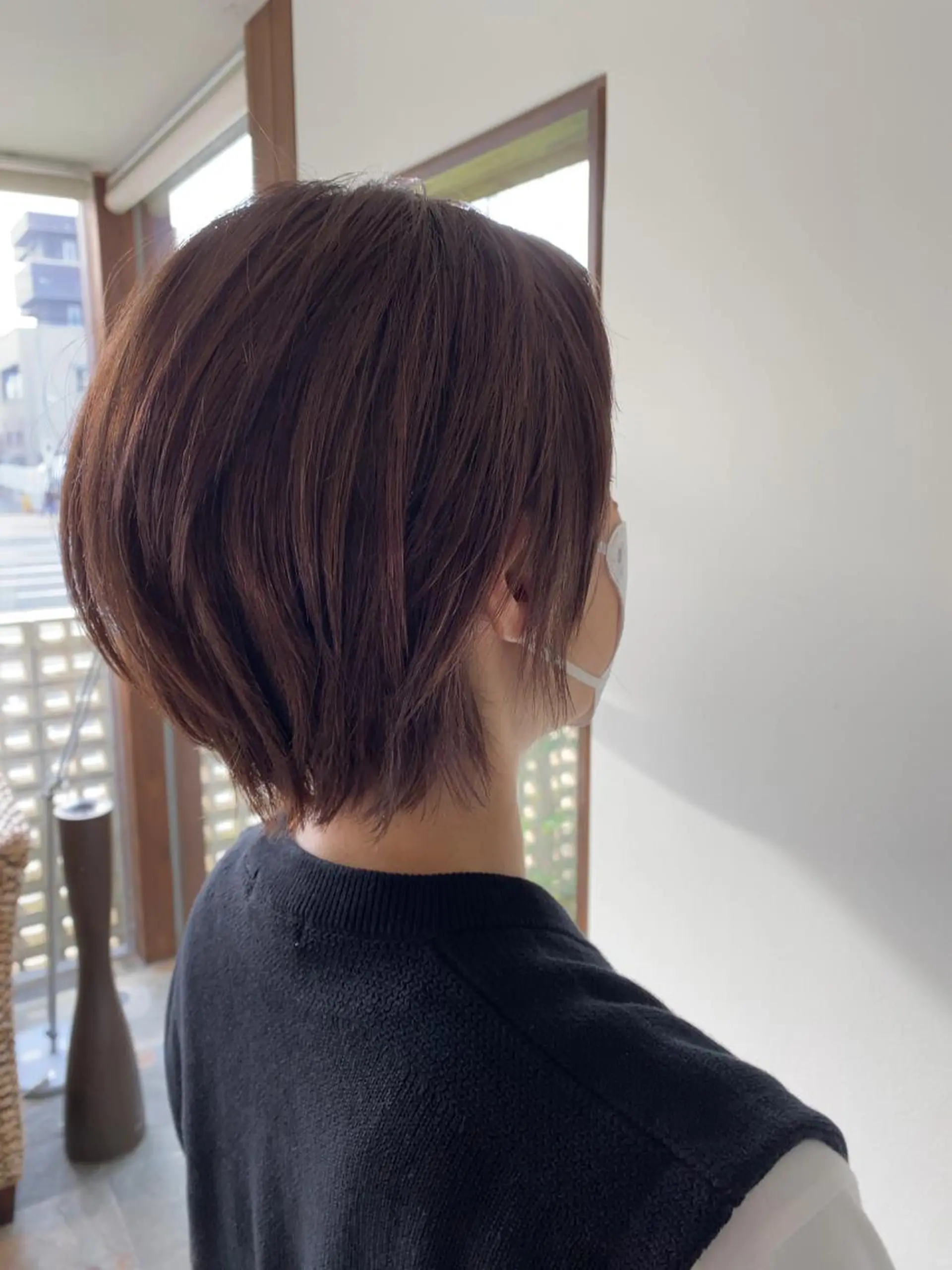 ショート アッシュ ボブ カット ヘアカラー reFREO所属・ダメージレスカラー 髪質改善reFREOのヘアスタイル
