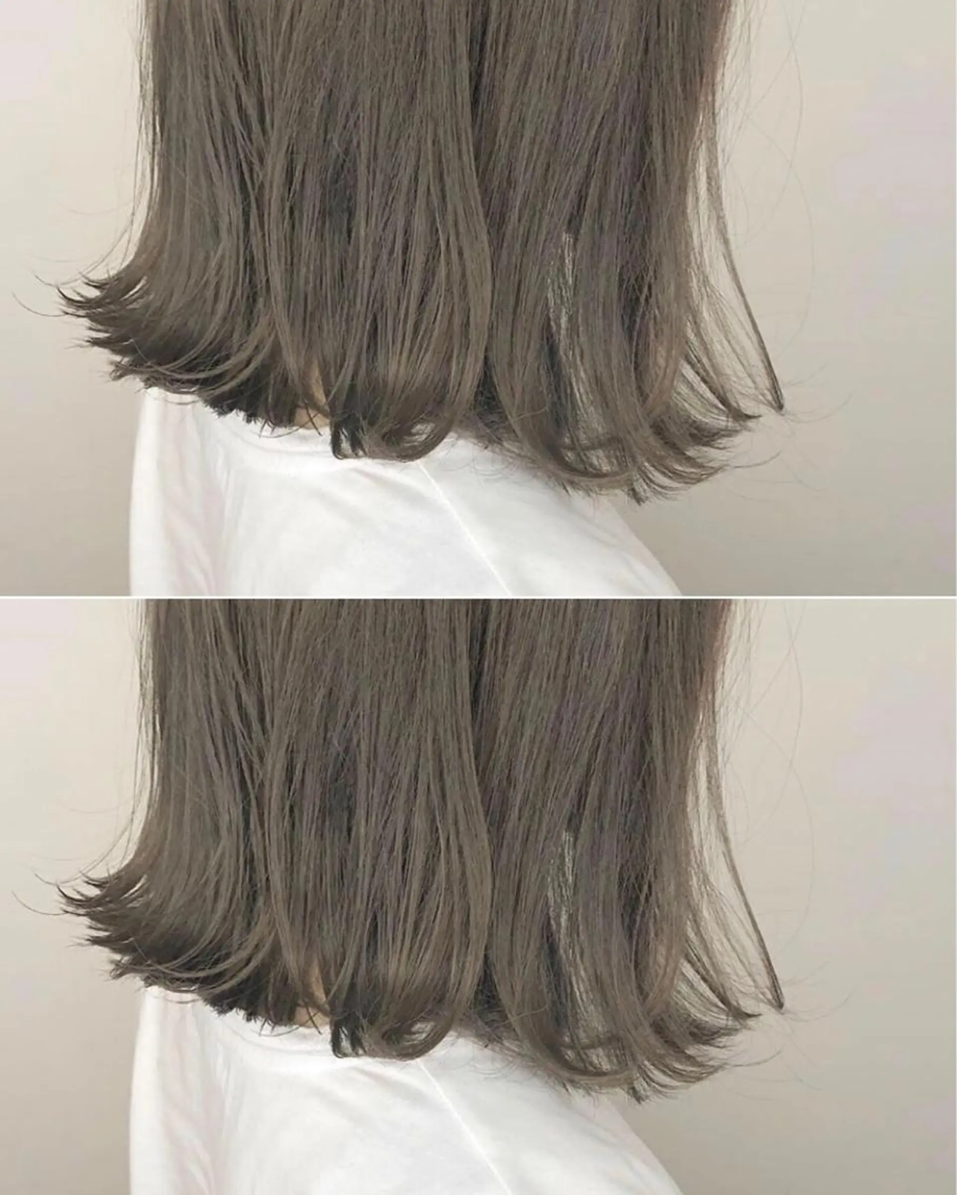 ミディアム カラー ヘアカラー 井内 美沙のヘアスタイル