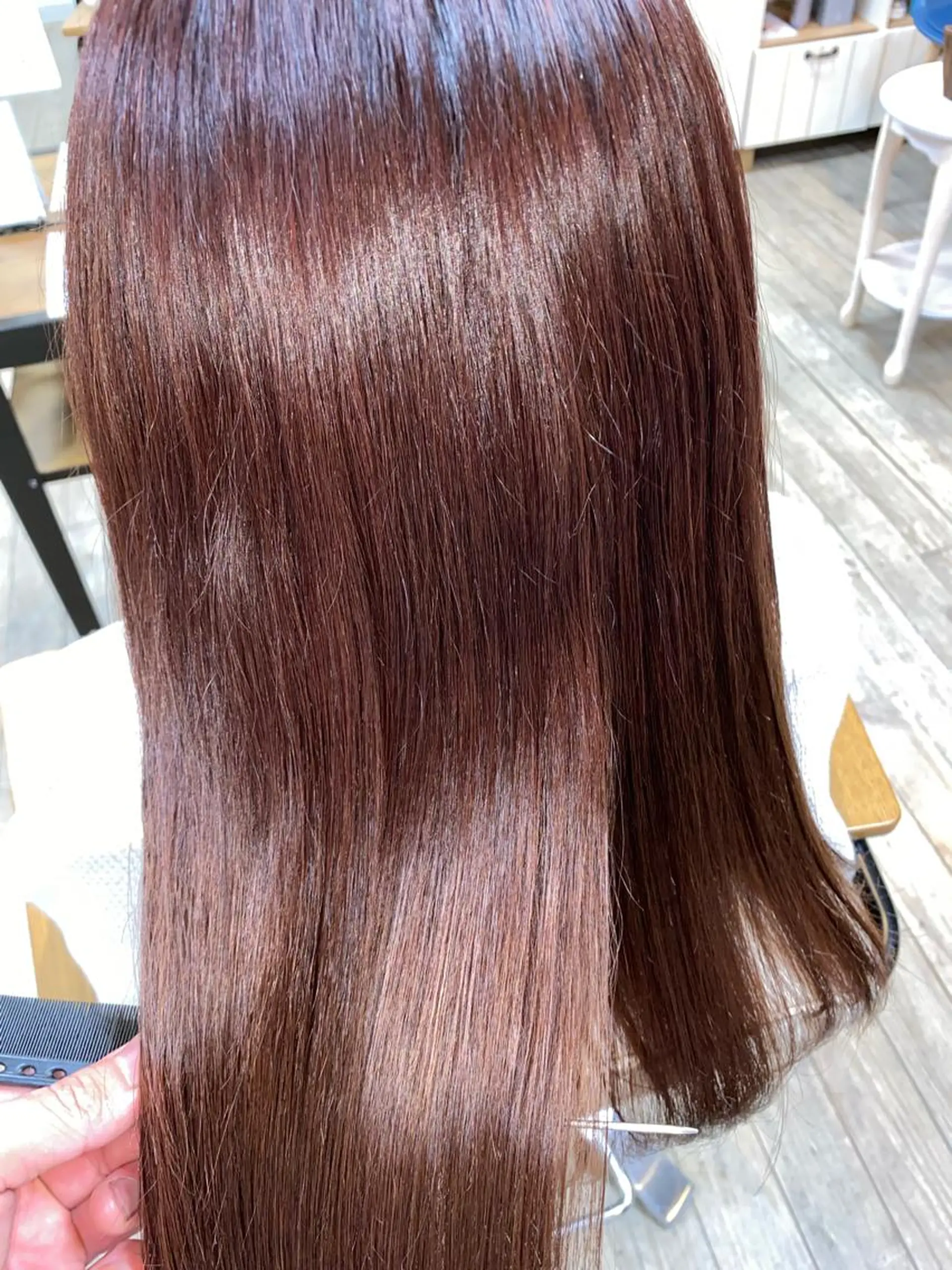 ロング カラー ブラウンカラー ピンクカラー ピンクブラウン ku-to 北浦和店所属・✨ミニボブ特化✨ ✂︎Raimu✂︎のヘアスタイル