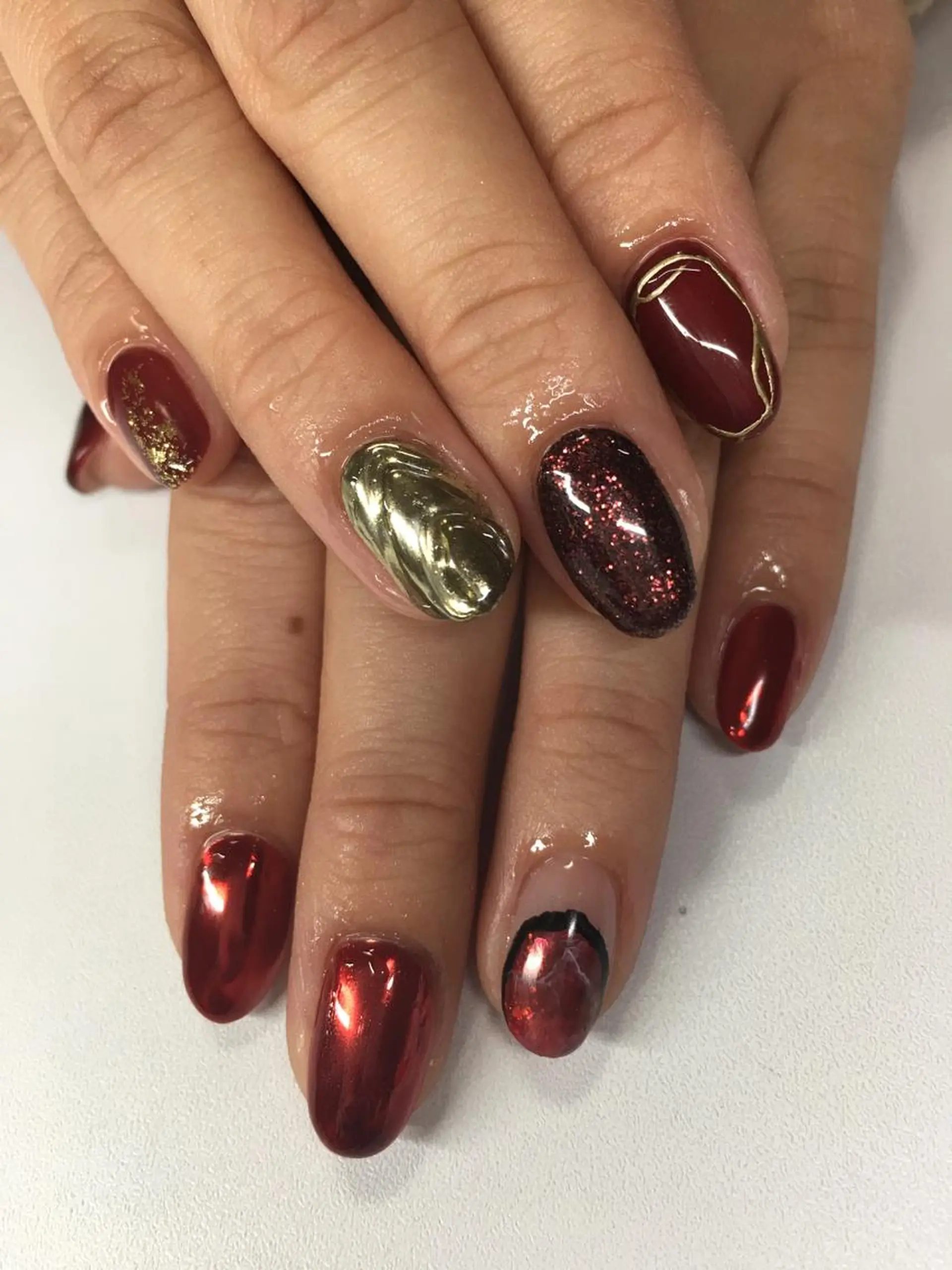 ネイル ハンドネイル glow_ nailのネイルデザイン