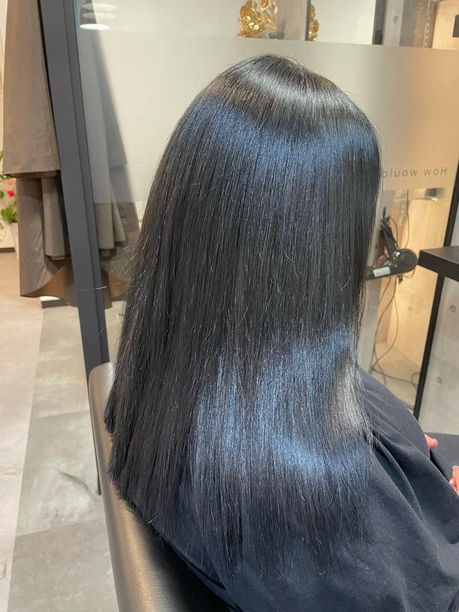 ロング カラー カット ヘアカラー トリートメント 👑髪質改善カラー 中垣斗希のヘアスタイル