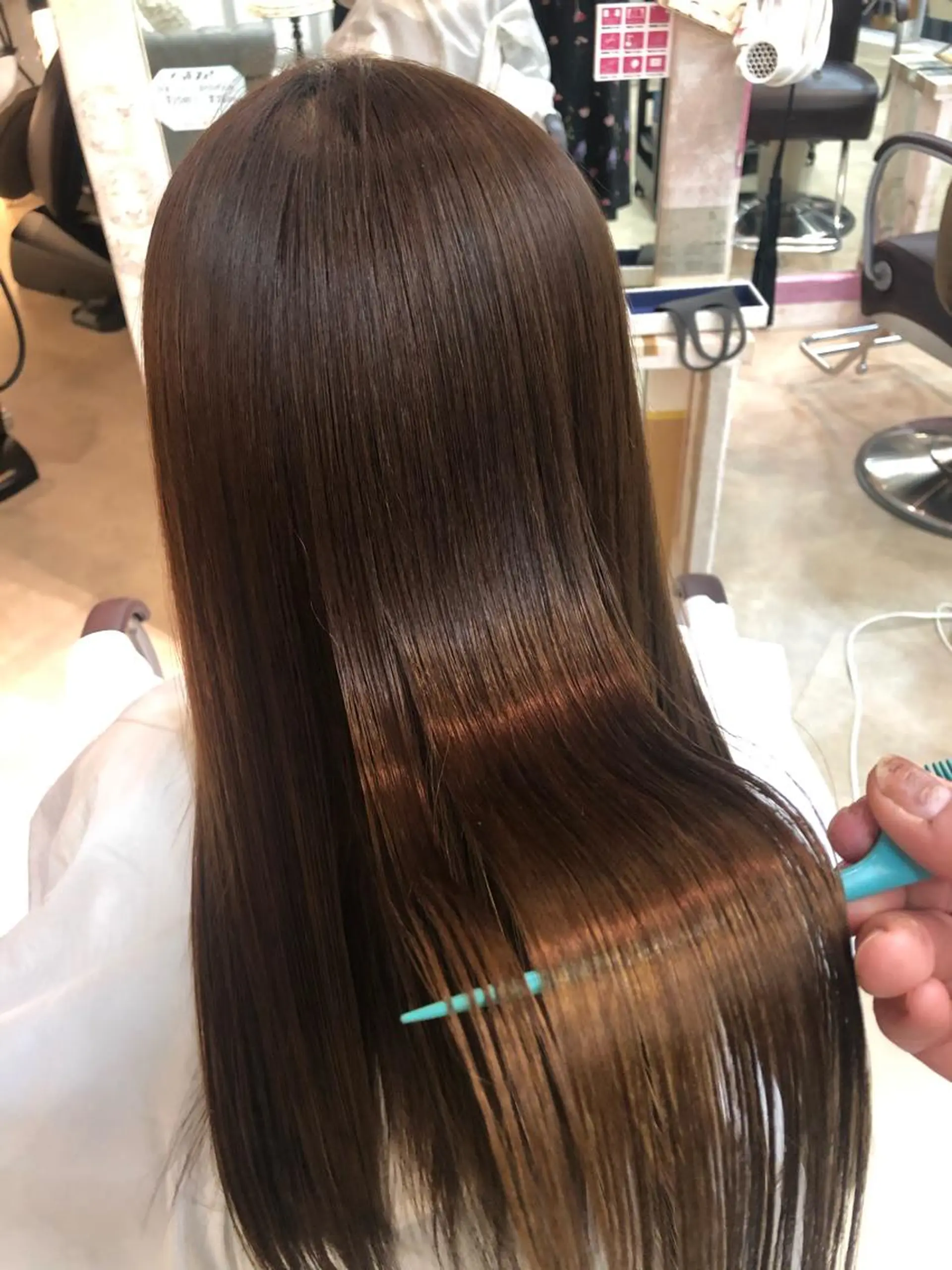 ロング 縮毛矯正 GOSSIP所属・GOSSIP信国 瑞絵のヘアスタイル