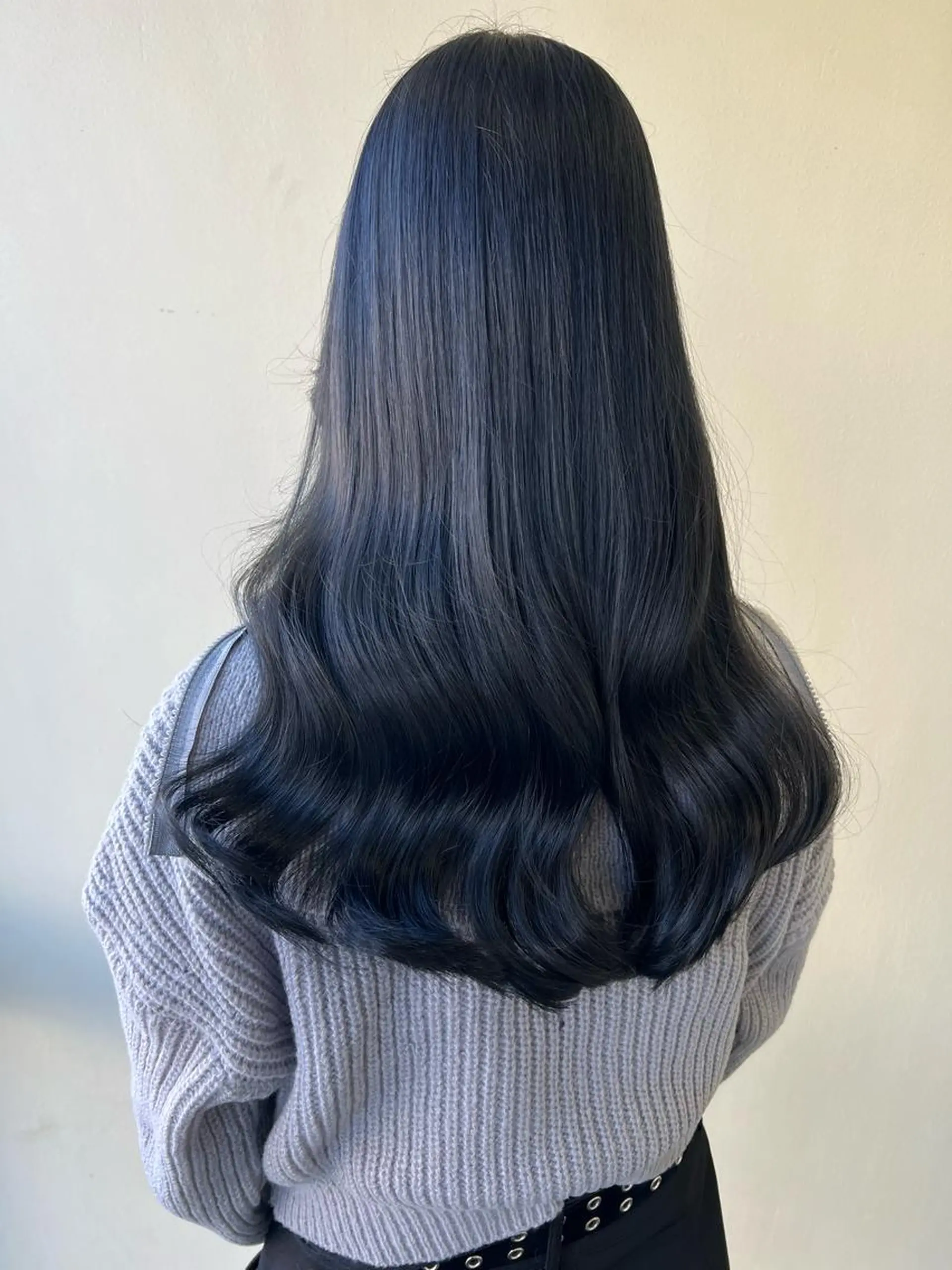 ロング ヨシンモリ カット ヘアカラー トリートメント 韓国ヘア🇰🇷 SAYAのヘアスタイル