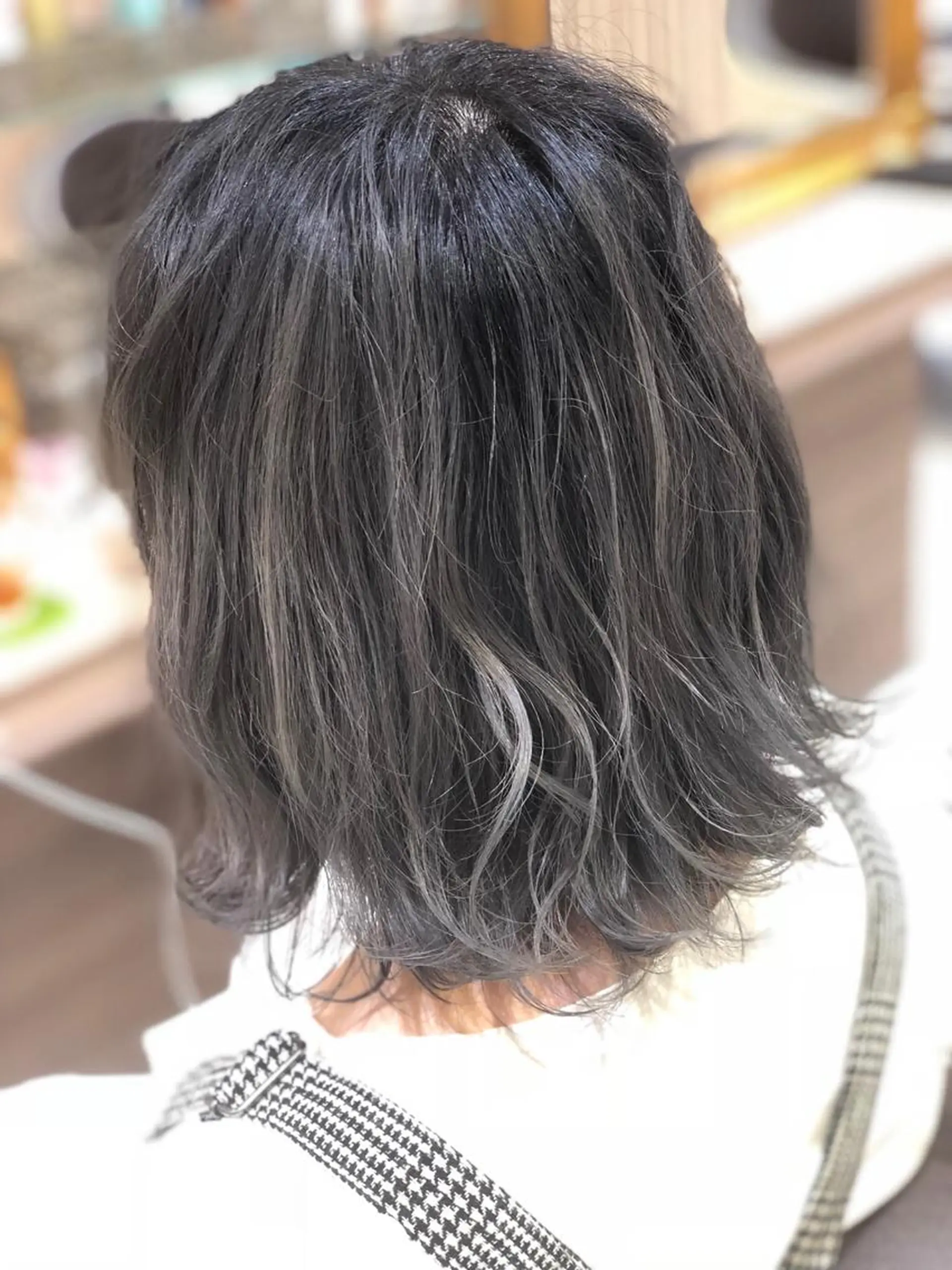 ショート カラー アッシュ アッシュグレー tuki yokohama所属・店長 小池アキトのヘアスタイル