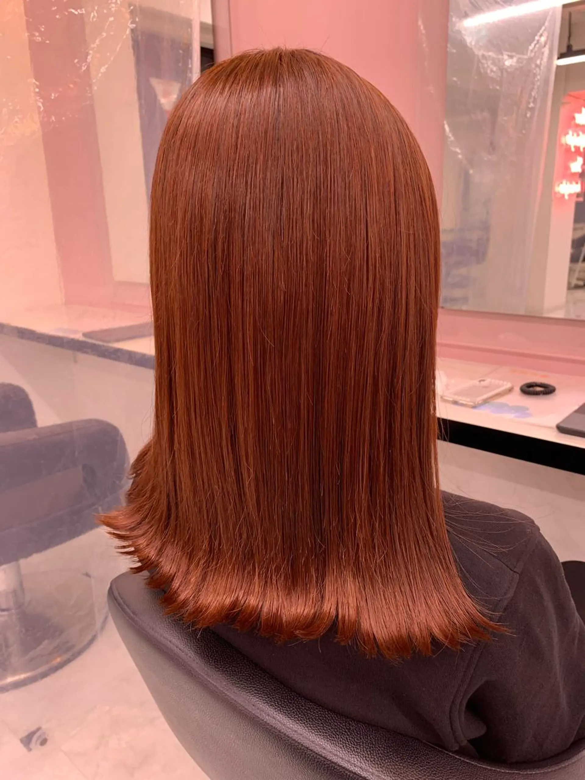 ミディアム カラー ヘアアレンジ 💕ブリーチカラー☁ 髪質改善💖サワのヘアスタイル