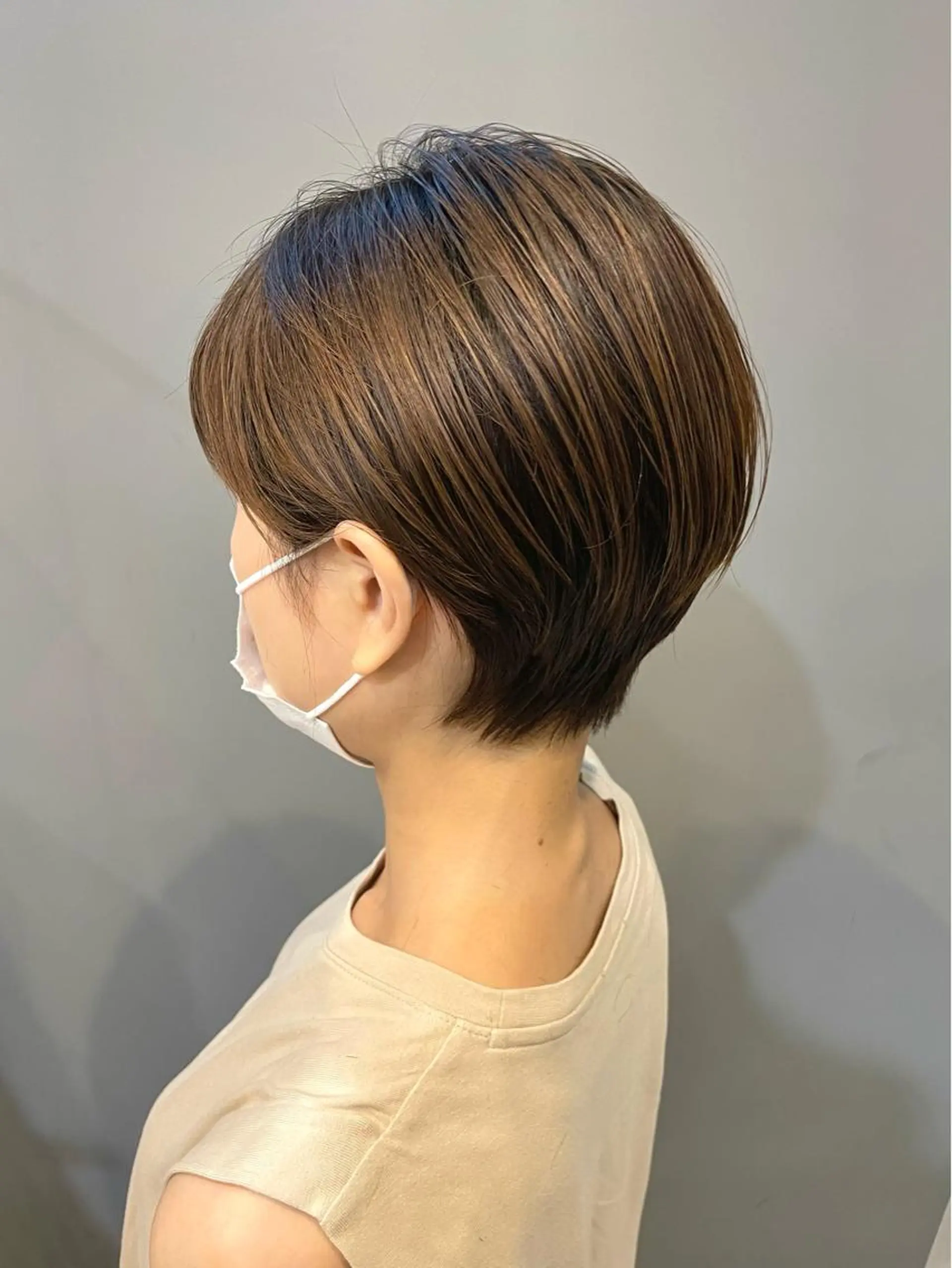 ショート カット 🌈ショートボブ⚪︎ 暖色🌈村山武史のヘアスタイル