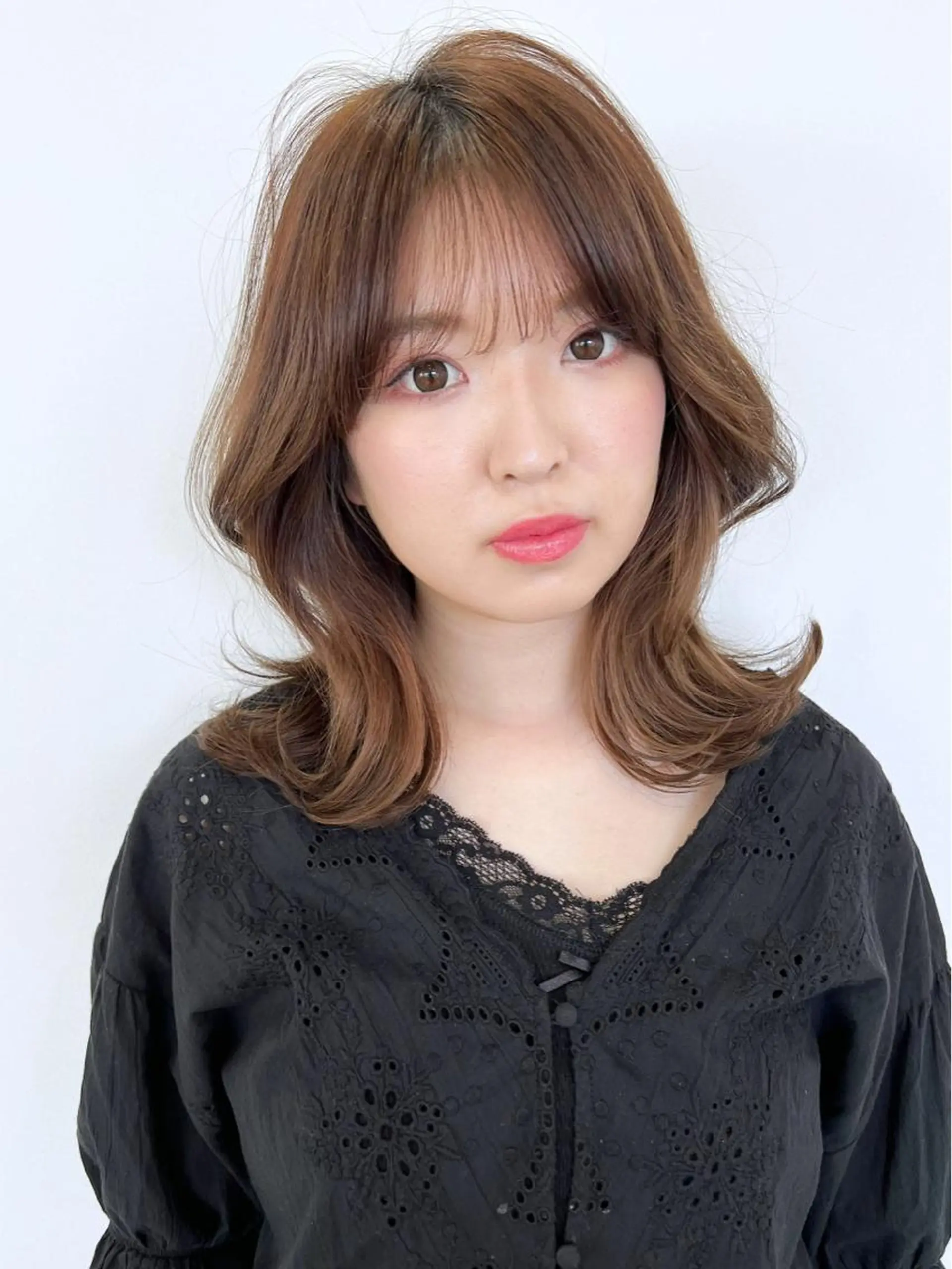 ミディアム カラー カット ヘアカラー 韓国ヘア×髪質改善 /yoshikaのヘアスタイル