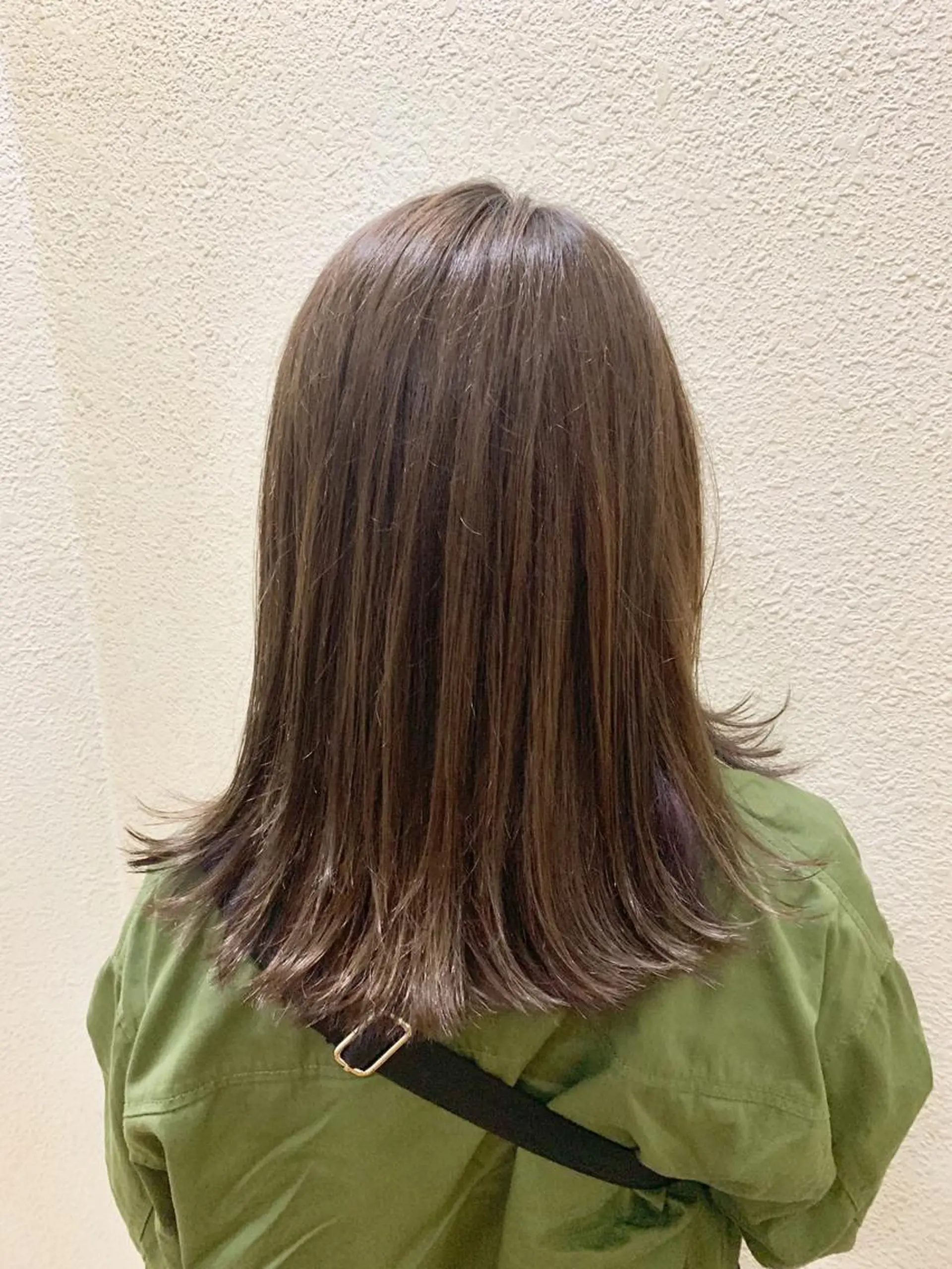 ミディアム カラー グレージュ ミルクティーグレージュ 💈平島 拓也💈のヘアスタイル