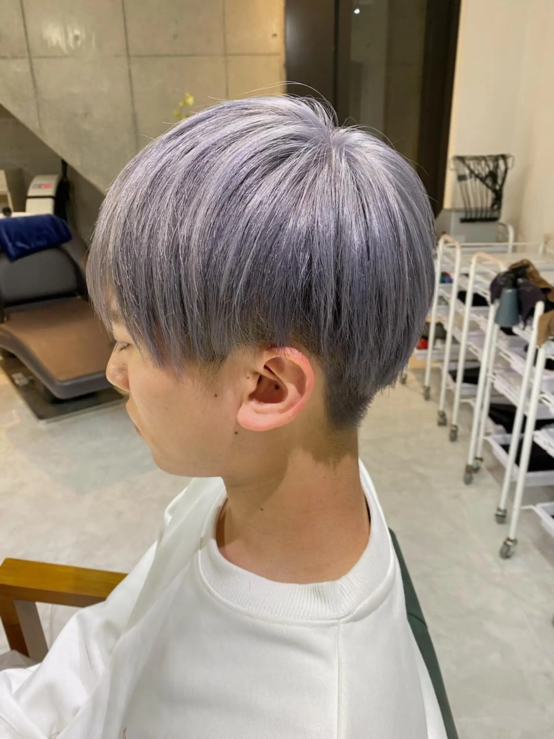 ショート カラー ヘアアレンジ メンズ メンズブリーチ メンズ韓国風 韓国マッシュ マッシュ ツーブロック 𝐑𝐈𝐍𝐊𝐀 🐷🖤のヘアスタイル