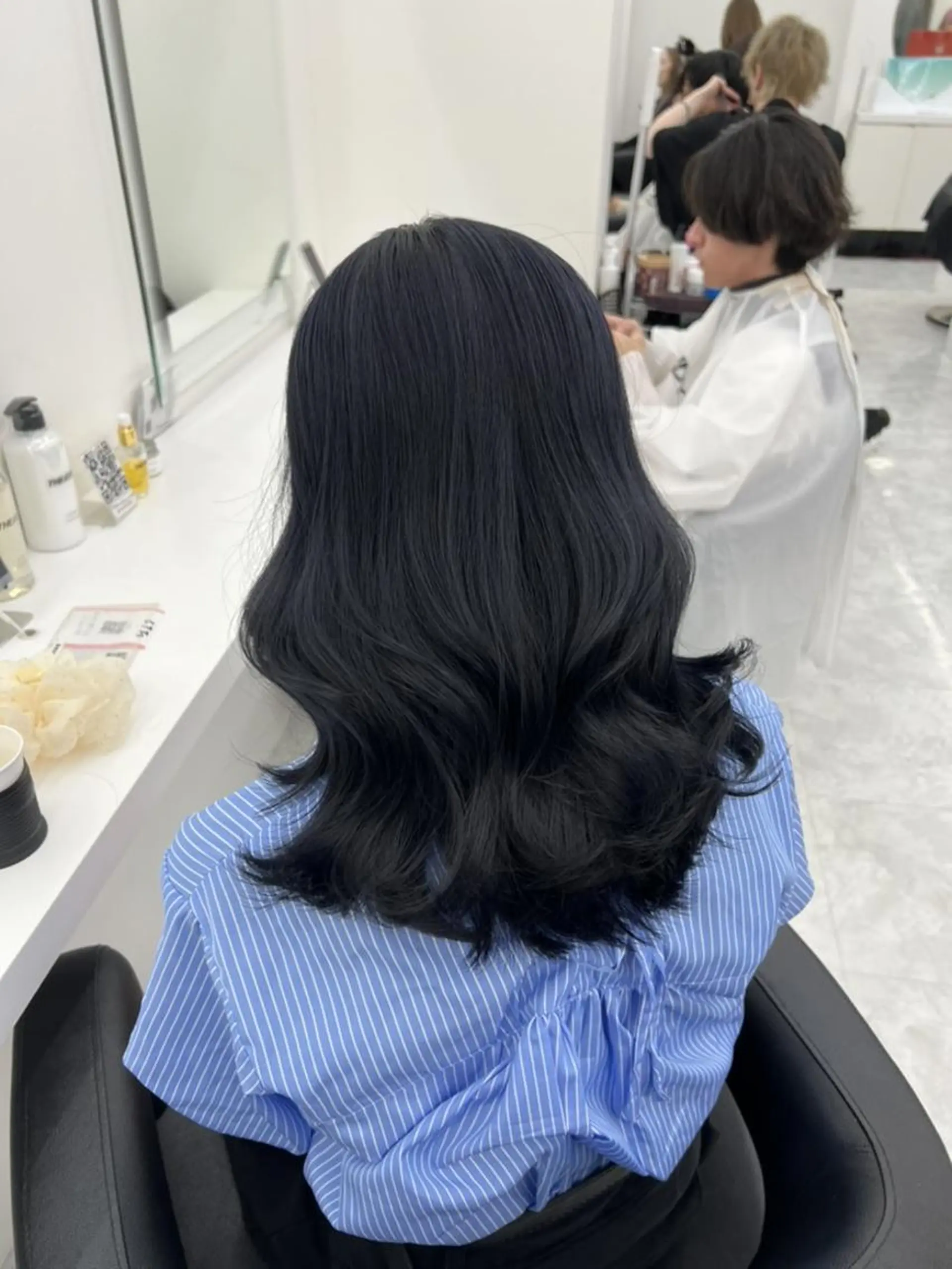 カラー 暗髪透明感カラー💞 銀座DISCO💞のヘアスタイル