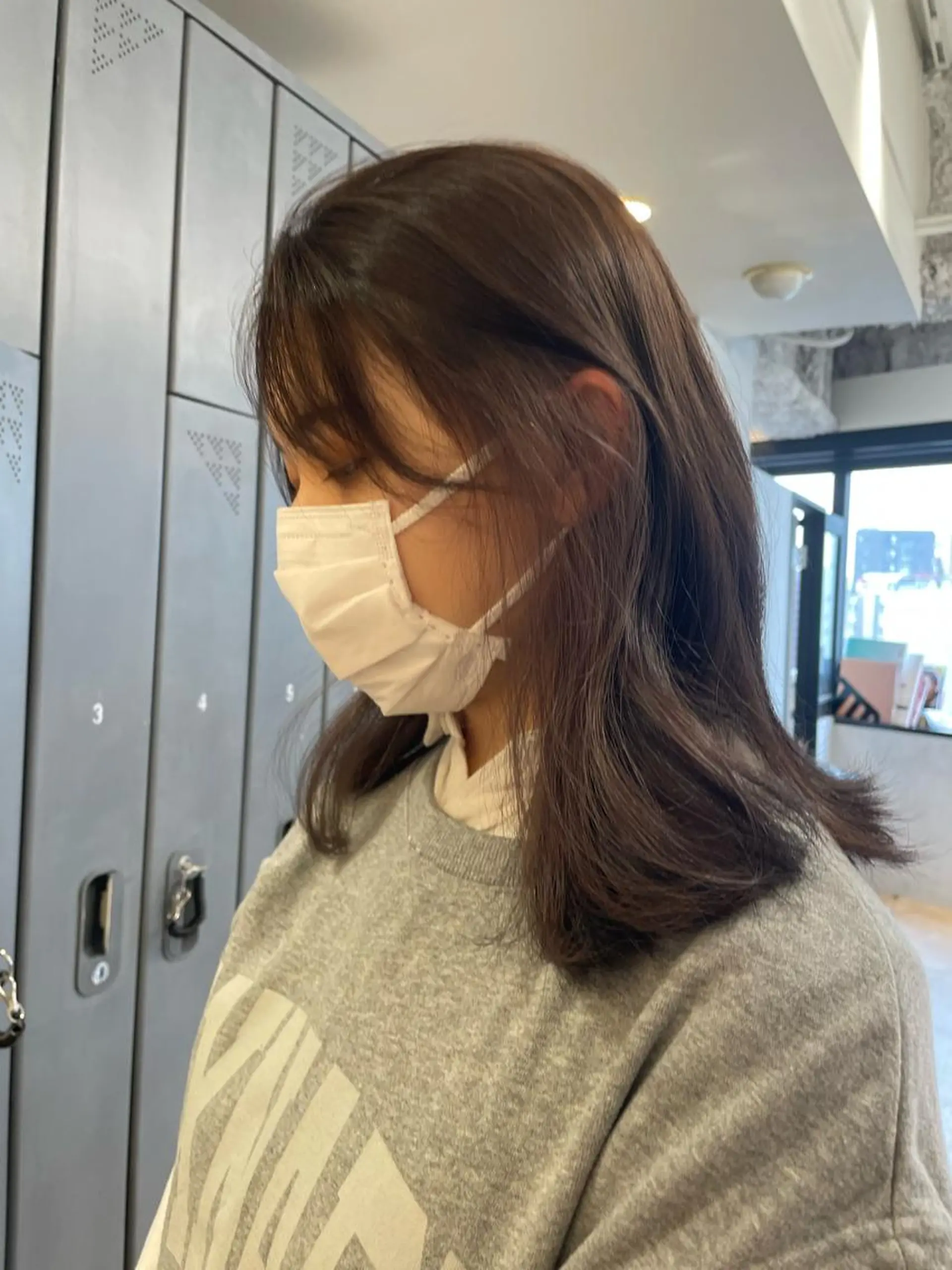 ミディアム ヘアカラー 梅田韓国ヘア kiara🩷彡のヘアスタイル