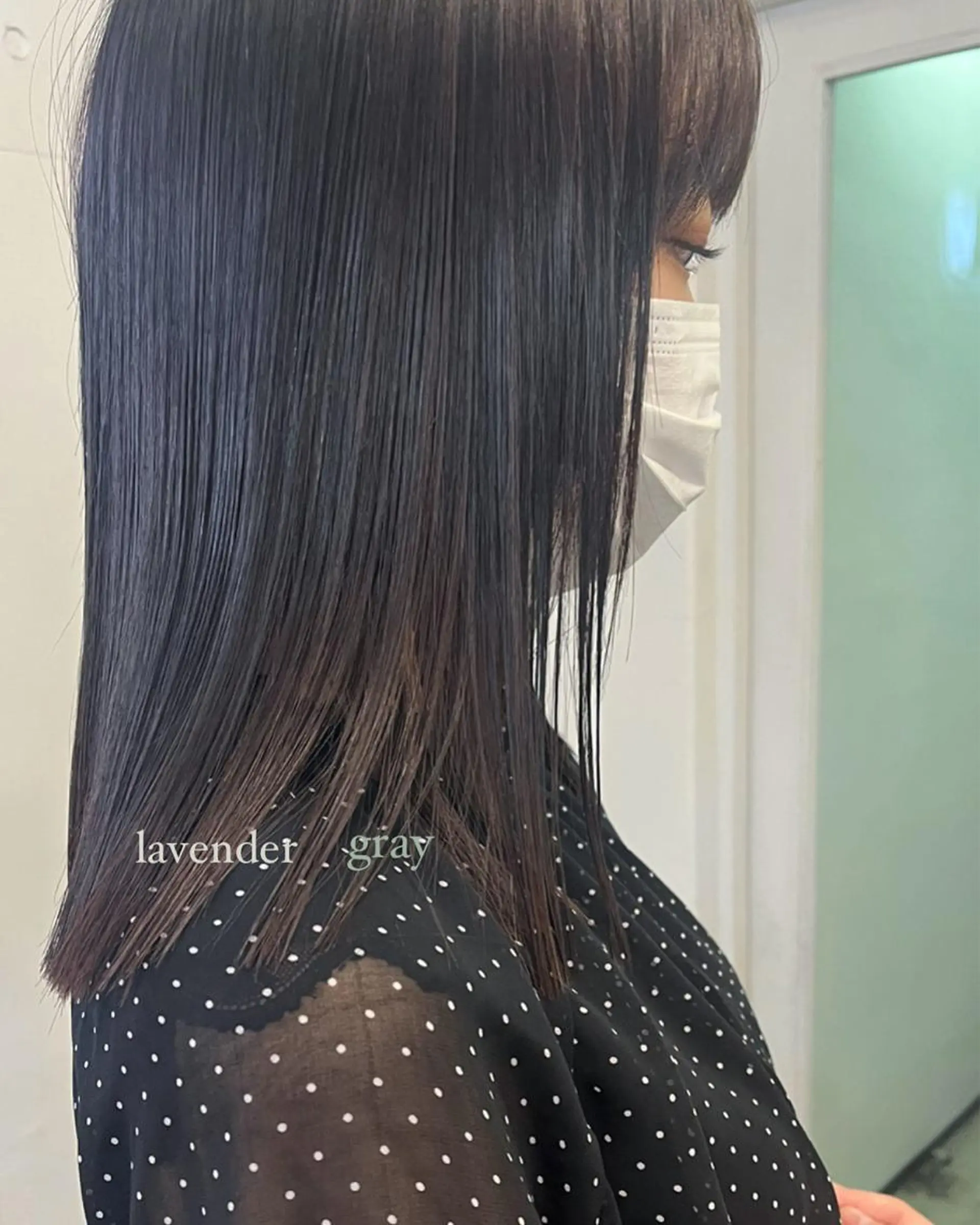 ミディアム カラー カット ヘアカラー トリートメント mizuho🐈⬛ 艶髪¦ダークトーンのヘアスタイル