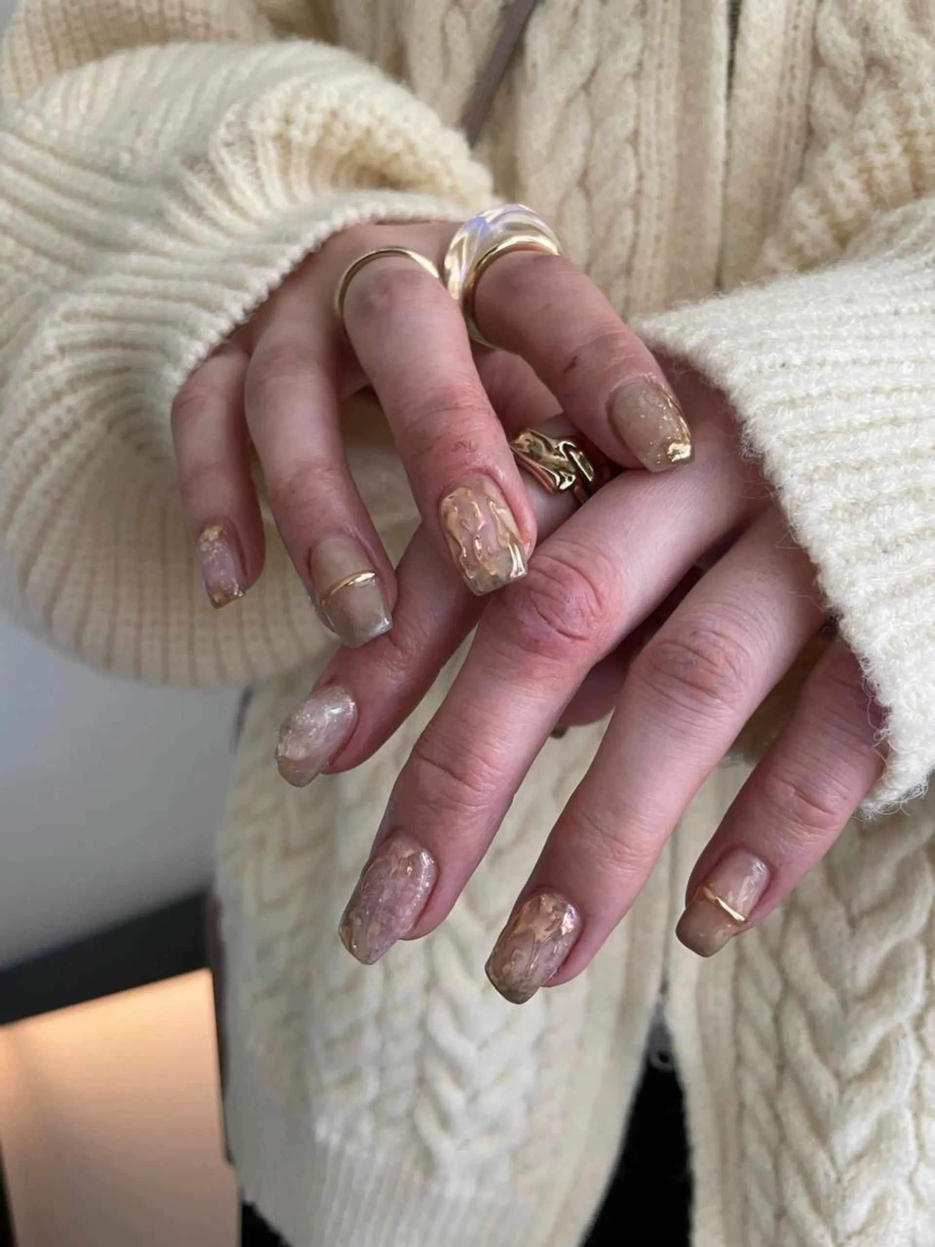 ネイル ハンドネイル 【淡色color/ nail】maikoのネイルデザイン