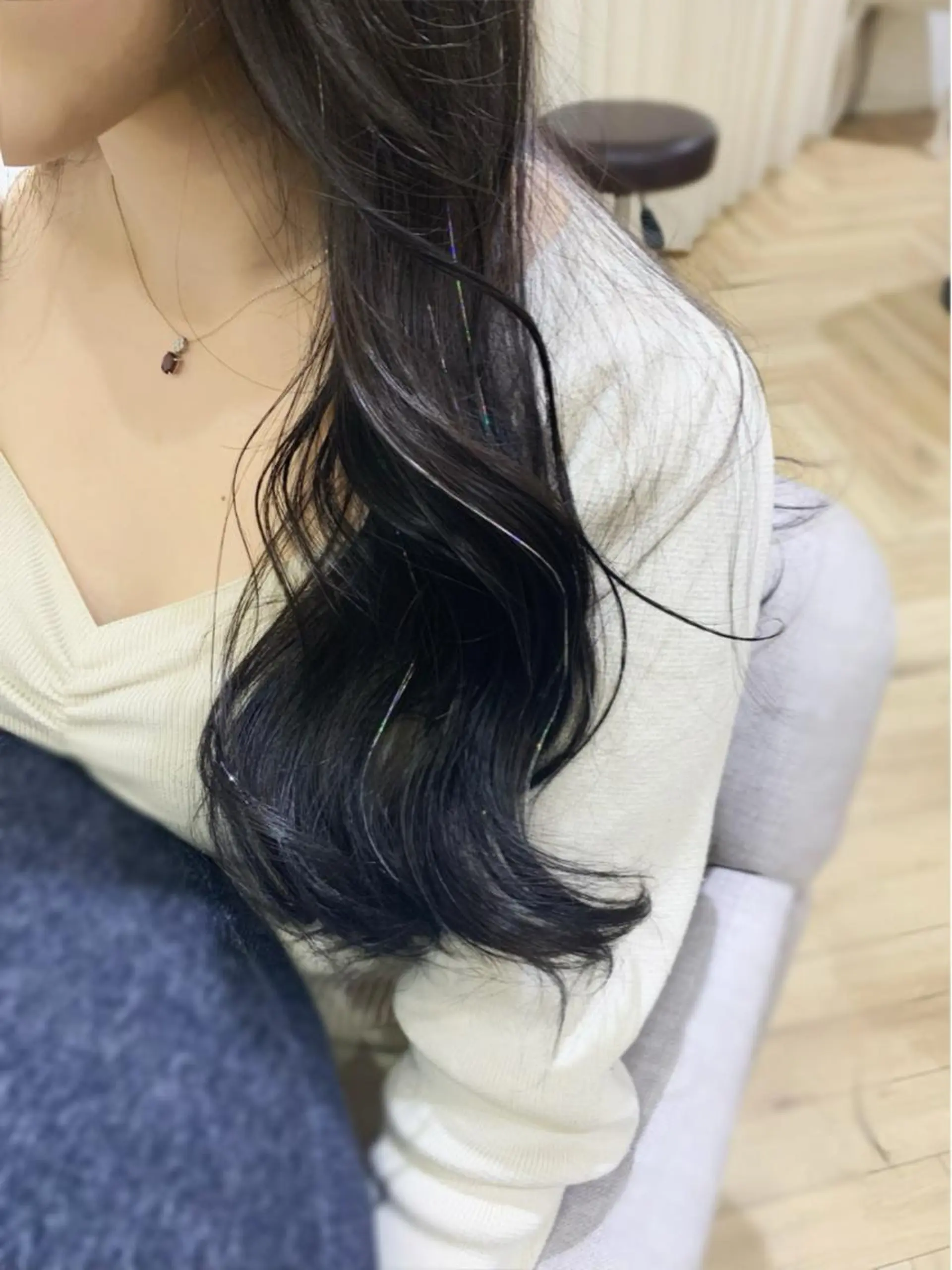 セミロング エクステ 🦋韓国ヘア🦋 しょうこLuanaのヘアスタイル
