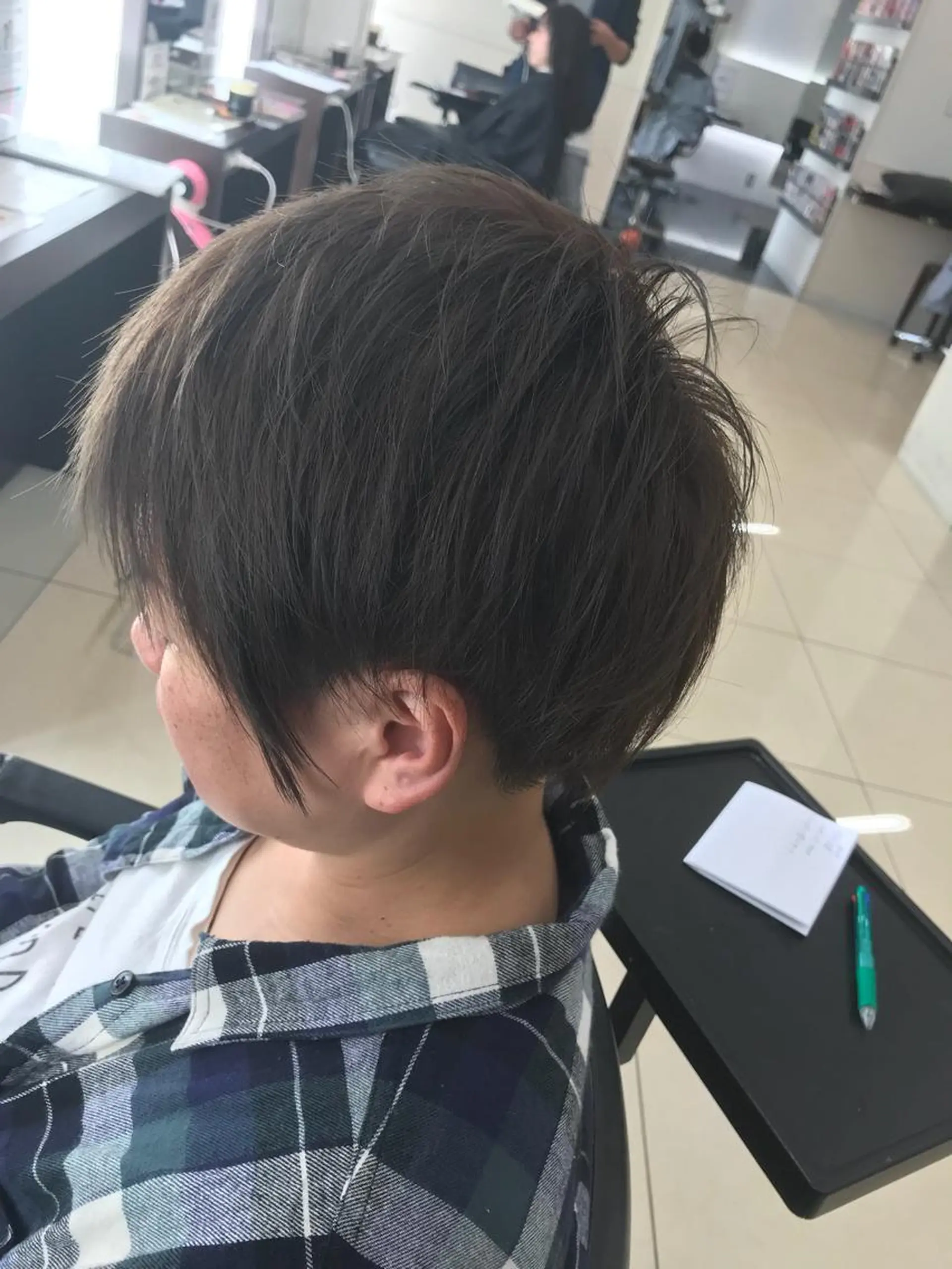 ショート カラー アッシュ ダブルカラー 大久保 隆蔵のヘアスタイル