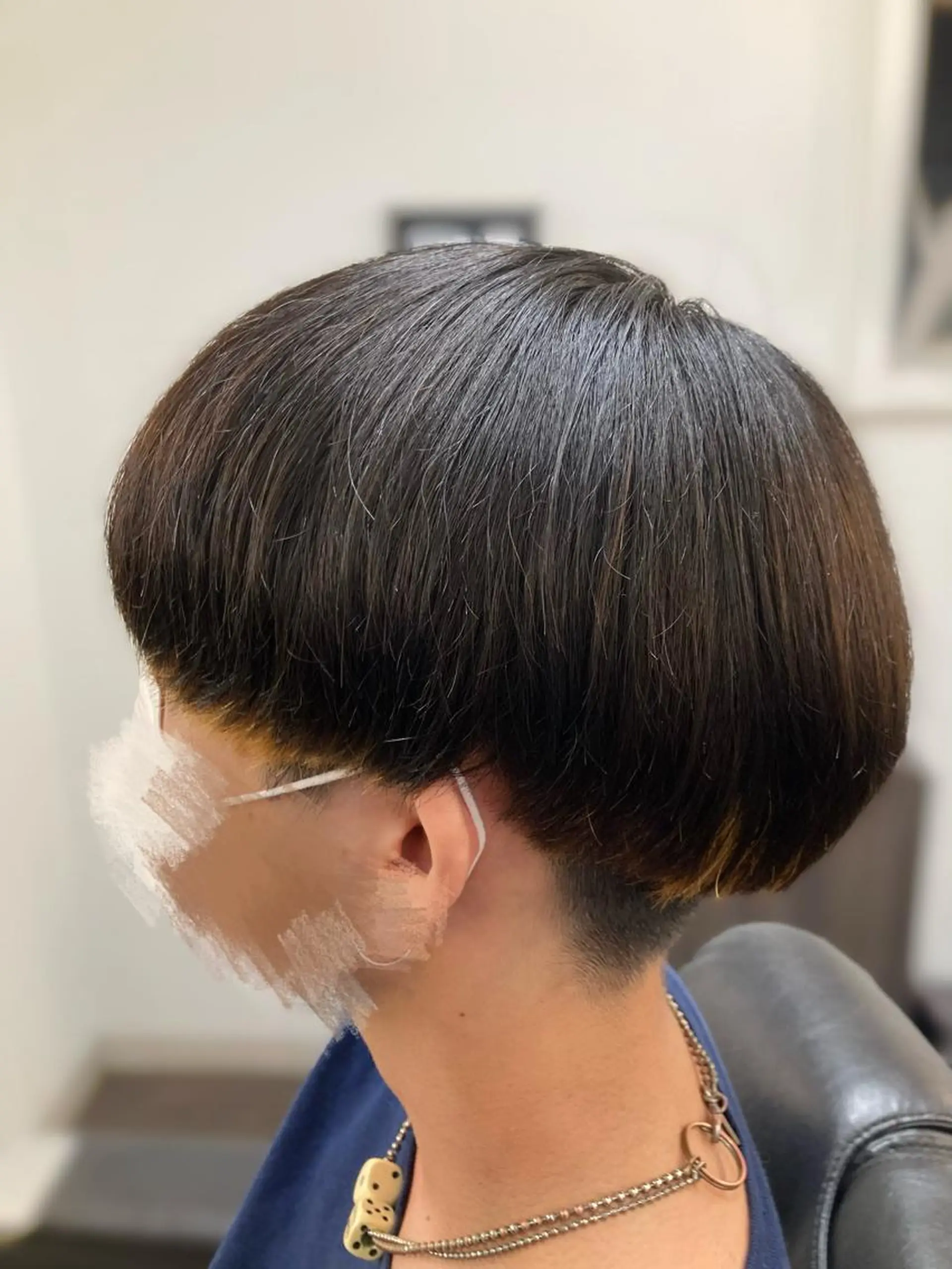 ミディアム メンズ LAVIE the BARBER所属・徒歩5分ビジネスマン カット👦🏻うしだのヘアスタイル