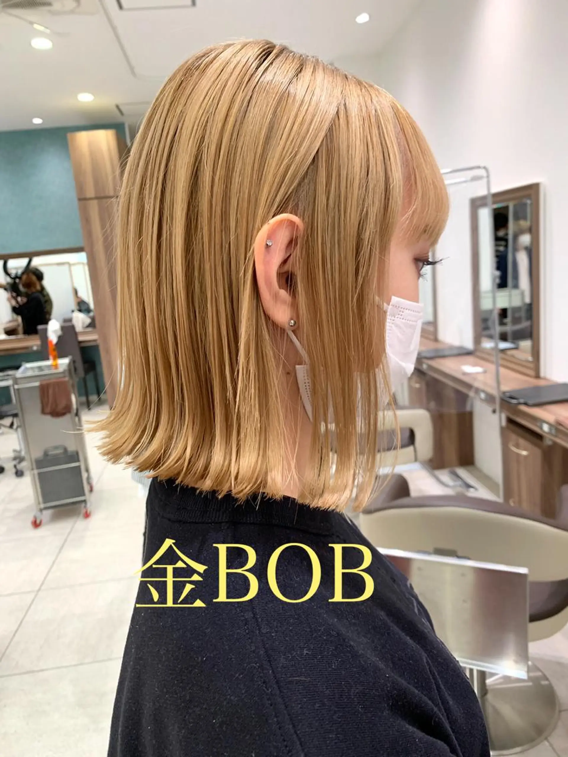 ショート ボブ 日野・八王子縮毛矯正 ワタナベリョウマのヘアスタイル