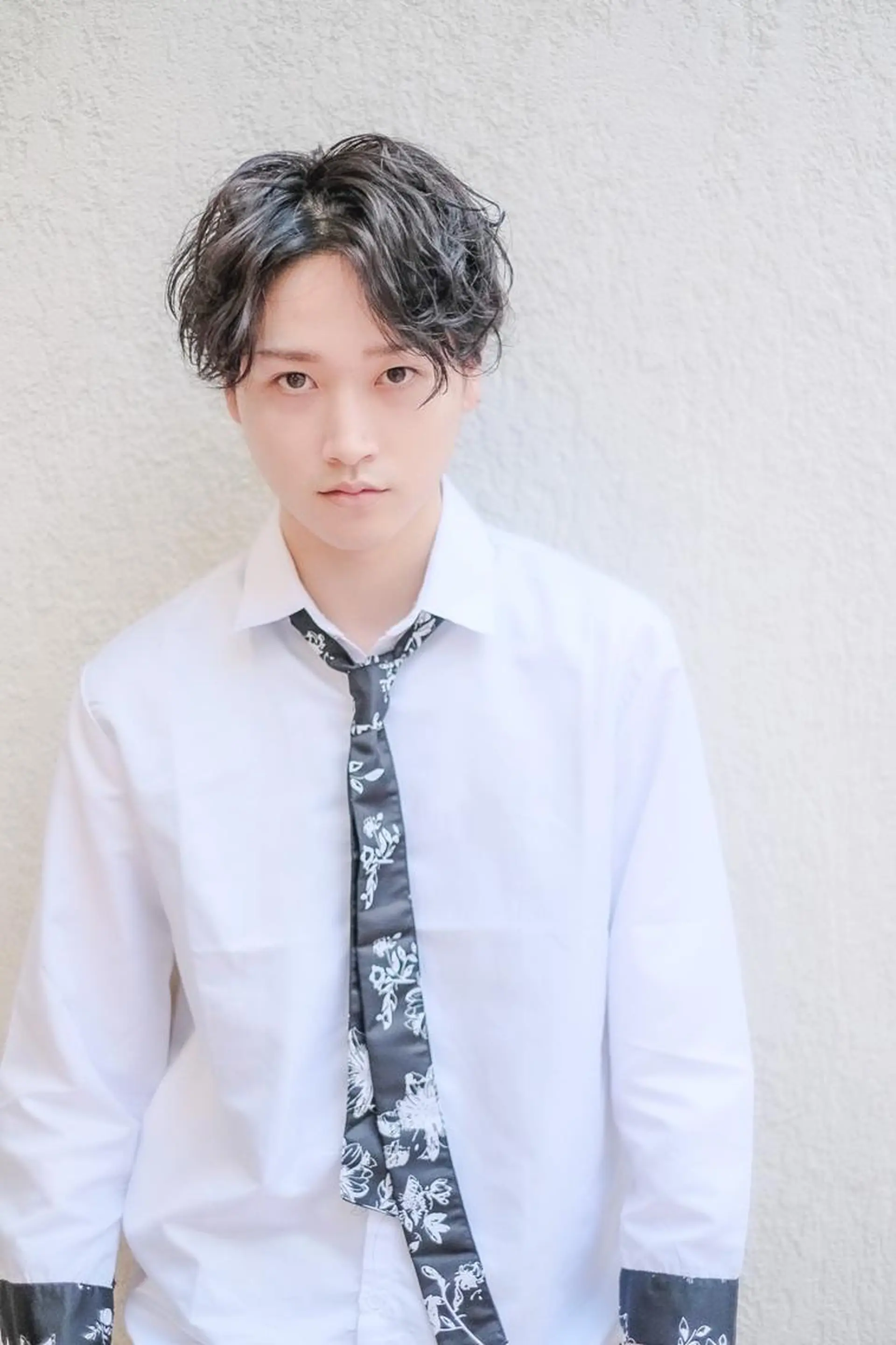 ショート カラー パーマ メンズ ba-boo 広島のヘアスタイル