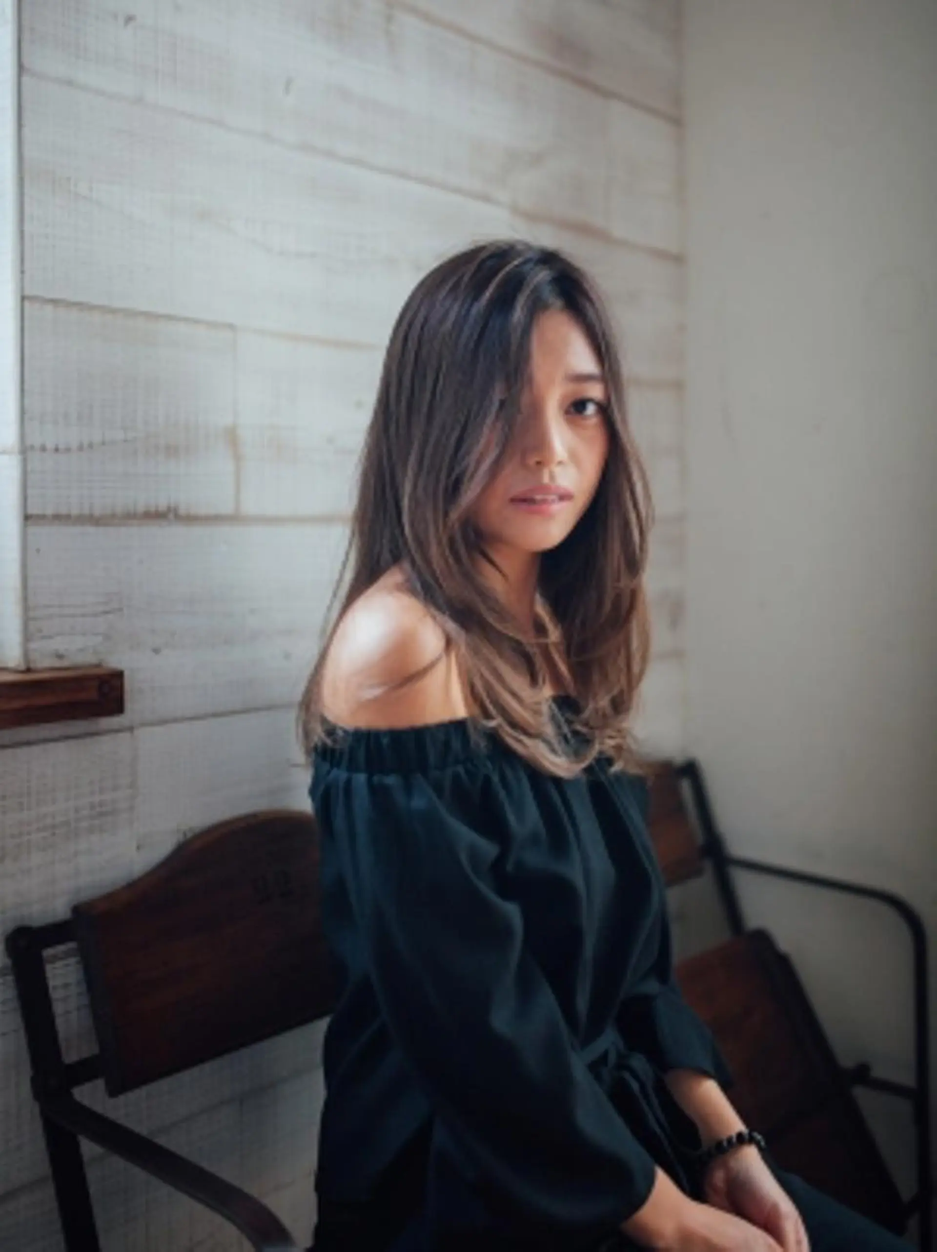 ミディアム カラー パーマ ヘアアレンジ amie 高崎 【アミ】のヘアスタイル