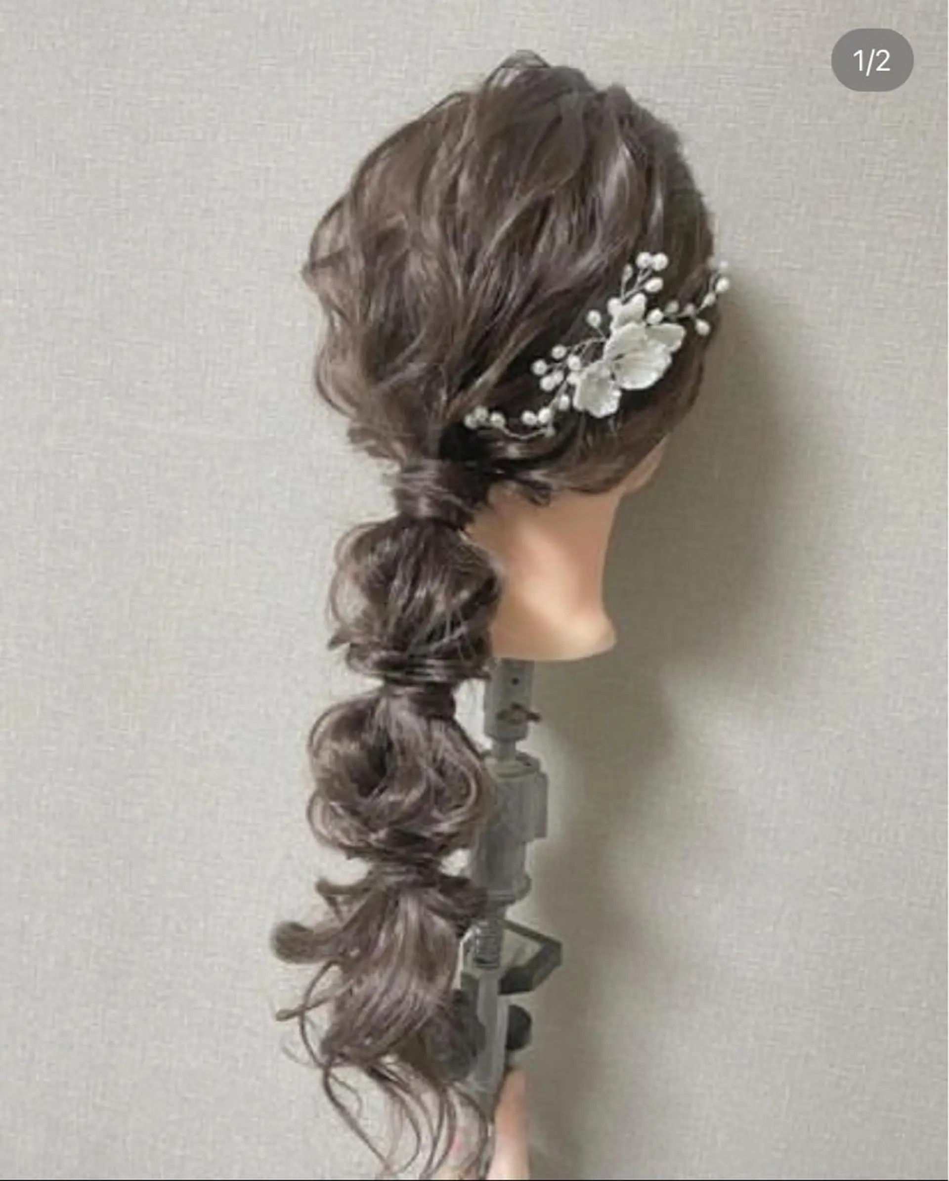 ロング ヘアアレンジ 玉ねぎヘアー 口コミ高評価✨ 安達ももかのマツエク・マツパデザイン