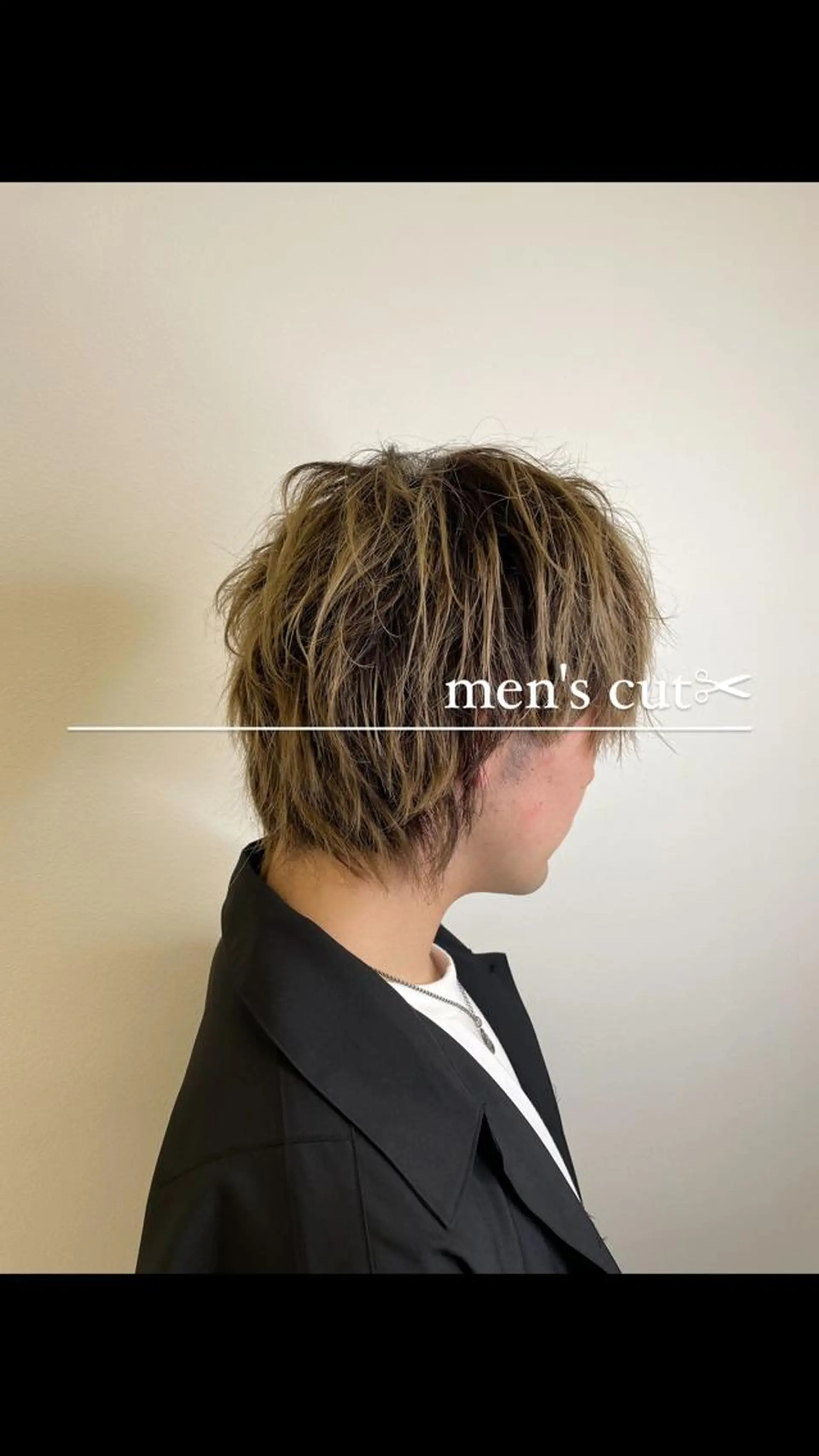 ショート メンズ 刈り上げ メンズウルフカット レイヤーカット ウルフカット ウルフレイヤー chic大宮東口所属・🔥大宮メンズ特化 ﾒﾝｽﾞﾍｱ伊藤🔥のヘアスタイル