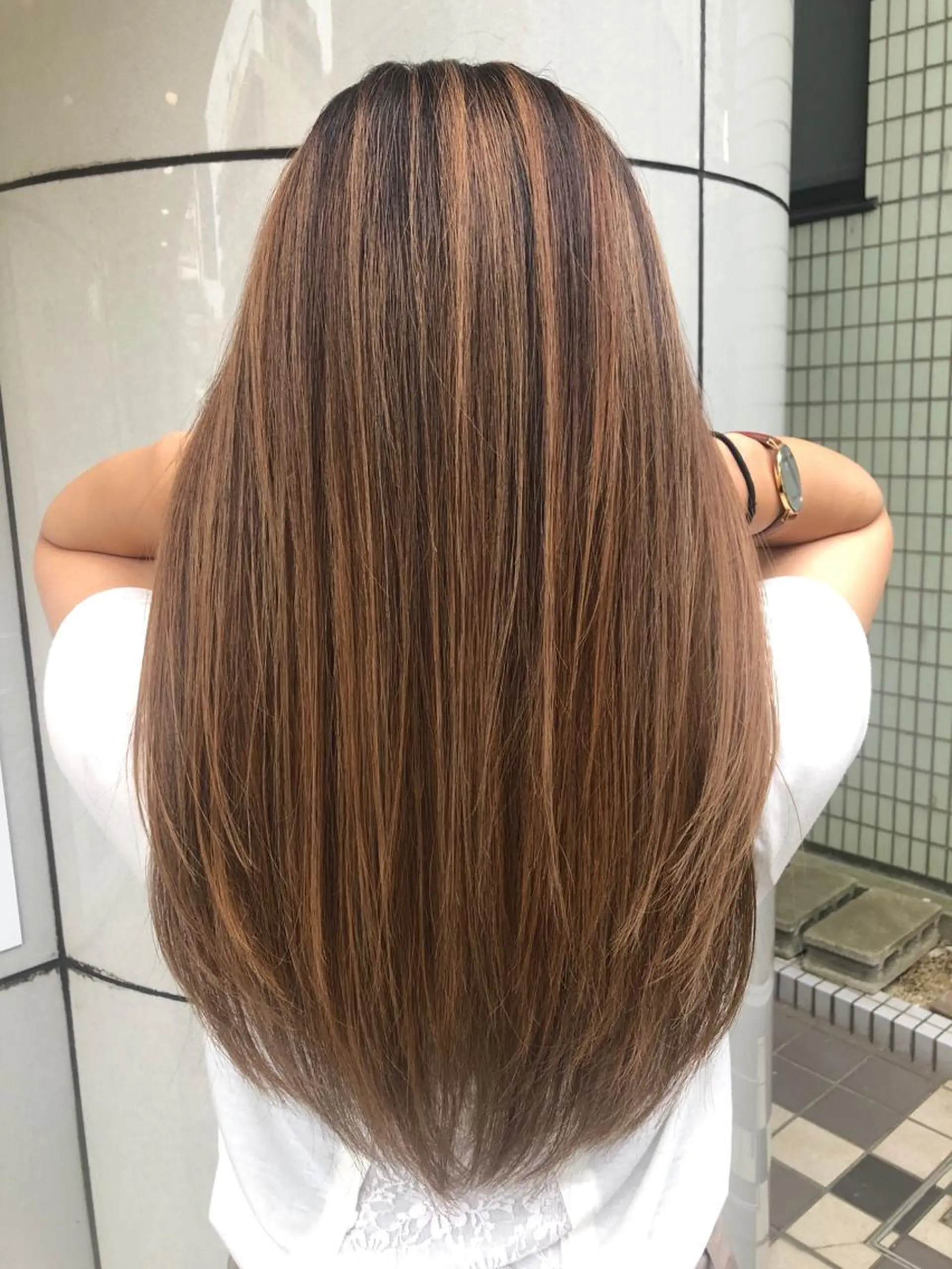 ロング カラー 千葉 洋平のヘアスタイル