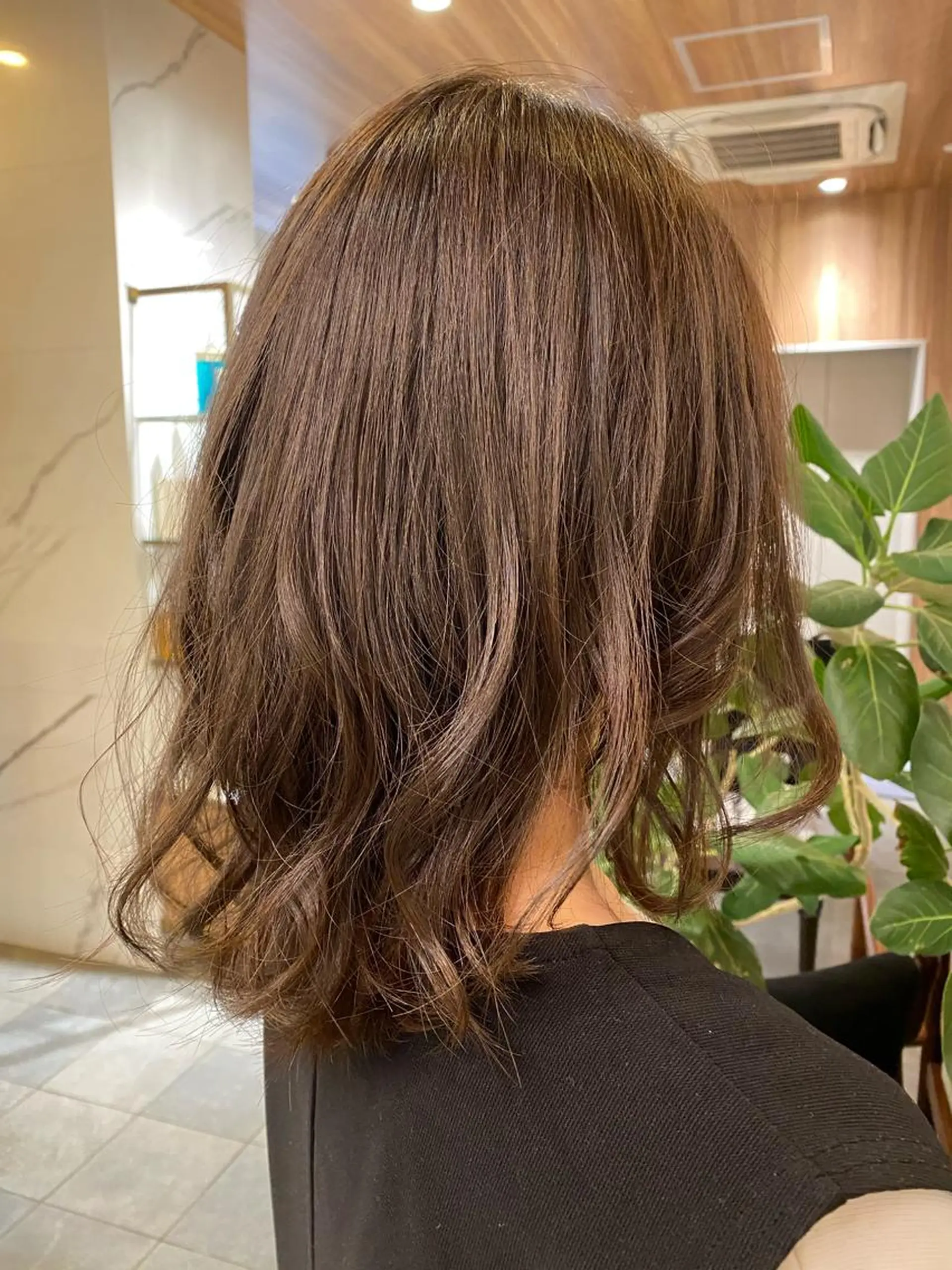 ミディアム カラー ヘアカラー 門崎未依/レイヤー/ メンズカット🪿のヘアスタイル
