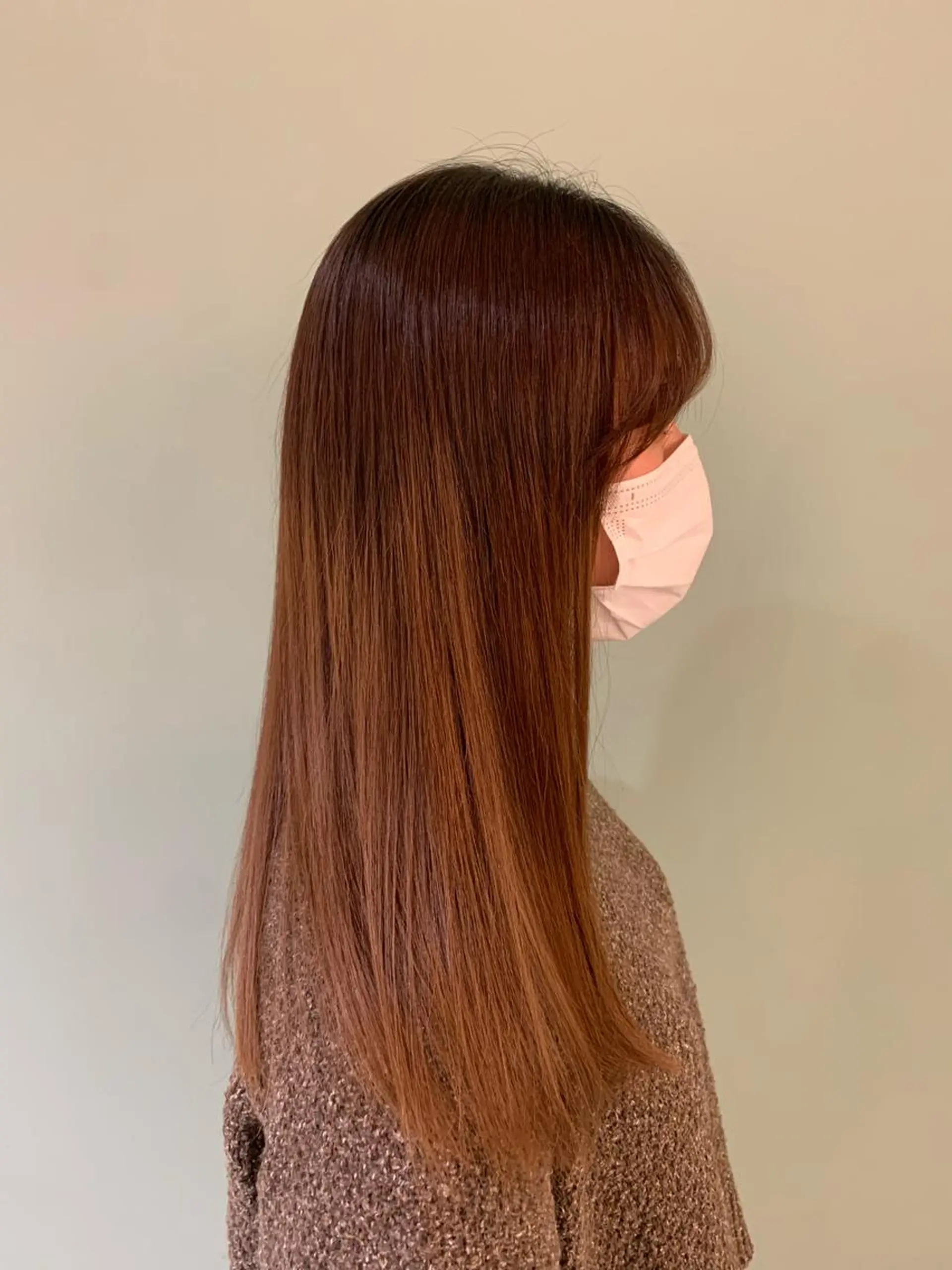 ロング カット 縮毛矯正 トリートメント ハイトーン/メンズ/ ウルフ特化   小松のヘアスタイル