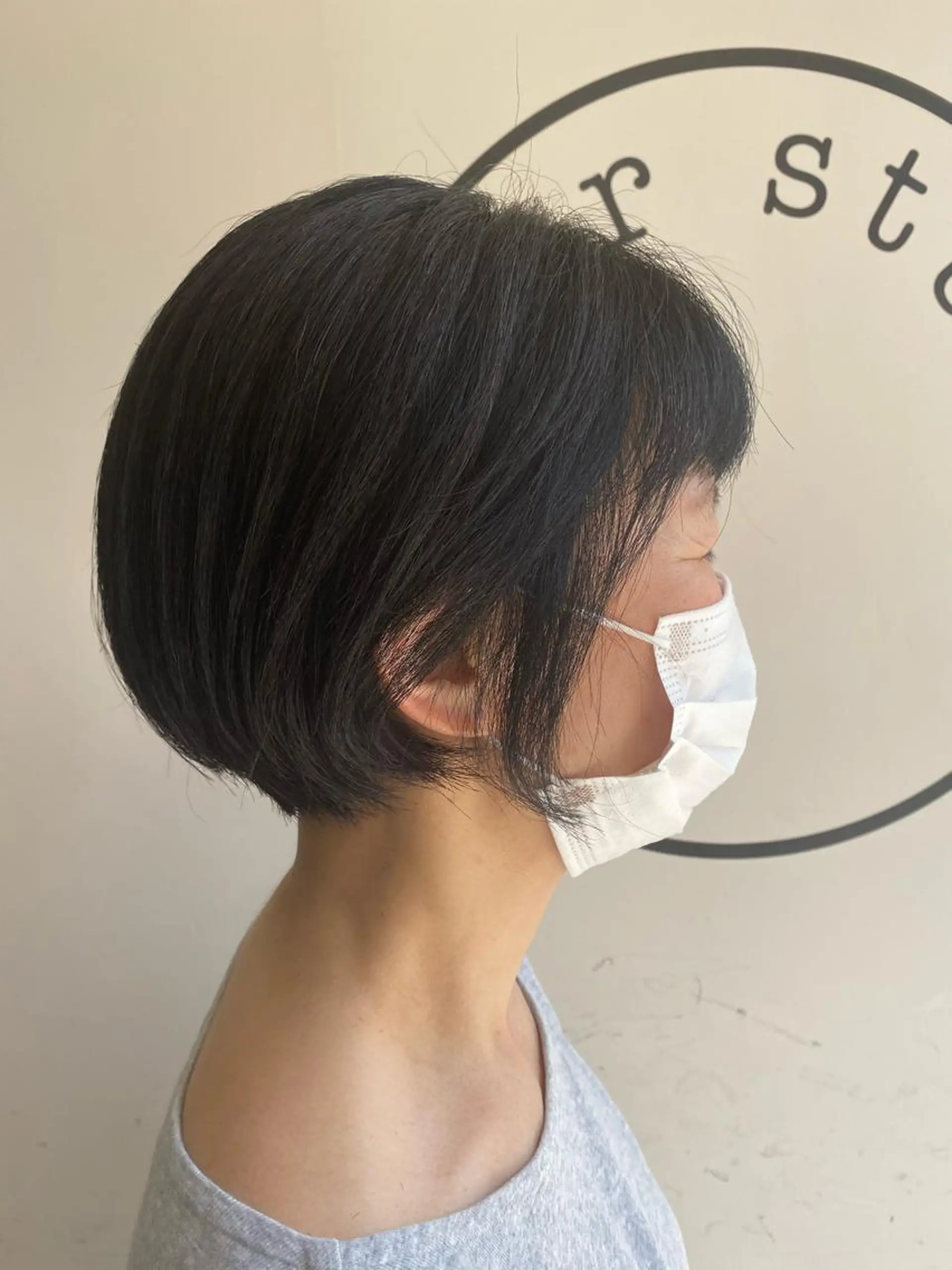 ショート カラー ボブ カット ヘアカラー 川越 輝梨奈のヘアスタイル