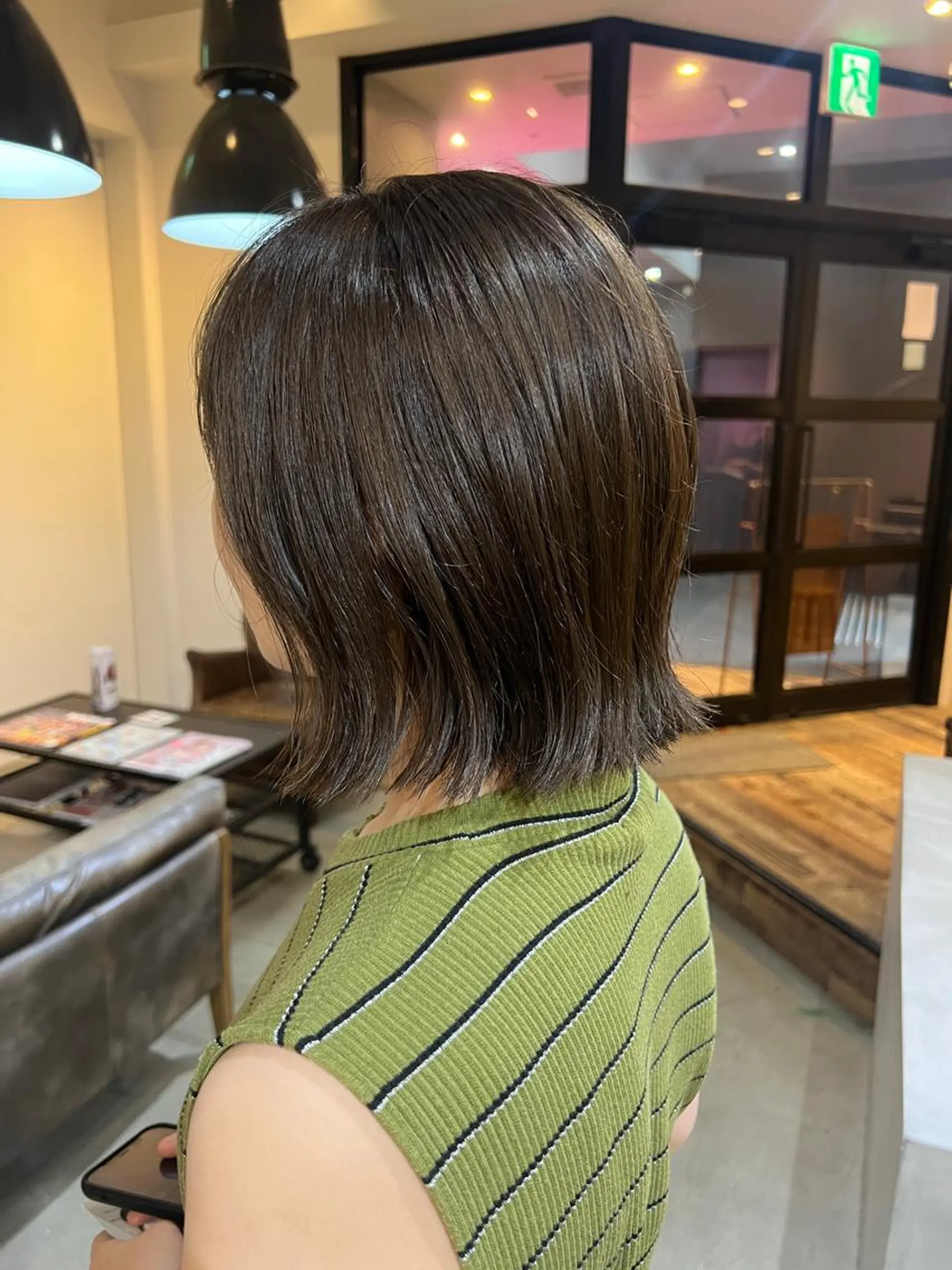 ショート カラー ボブ beleefric 🩵黒木芽衣のヘアスタイル