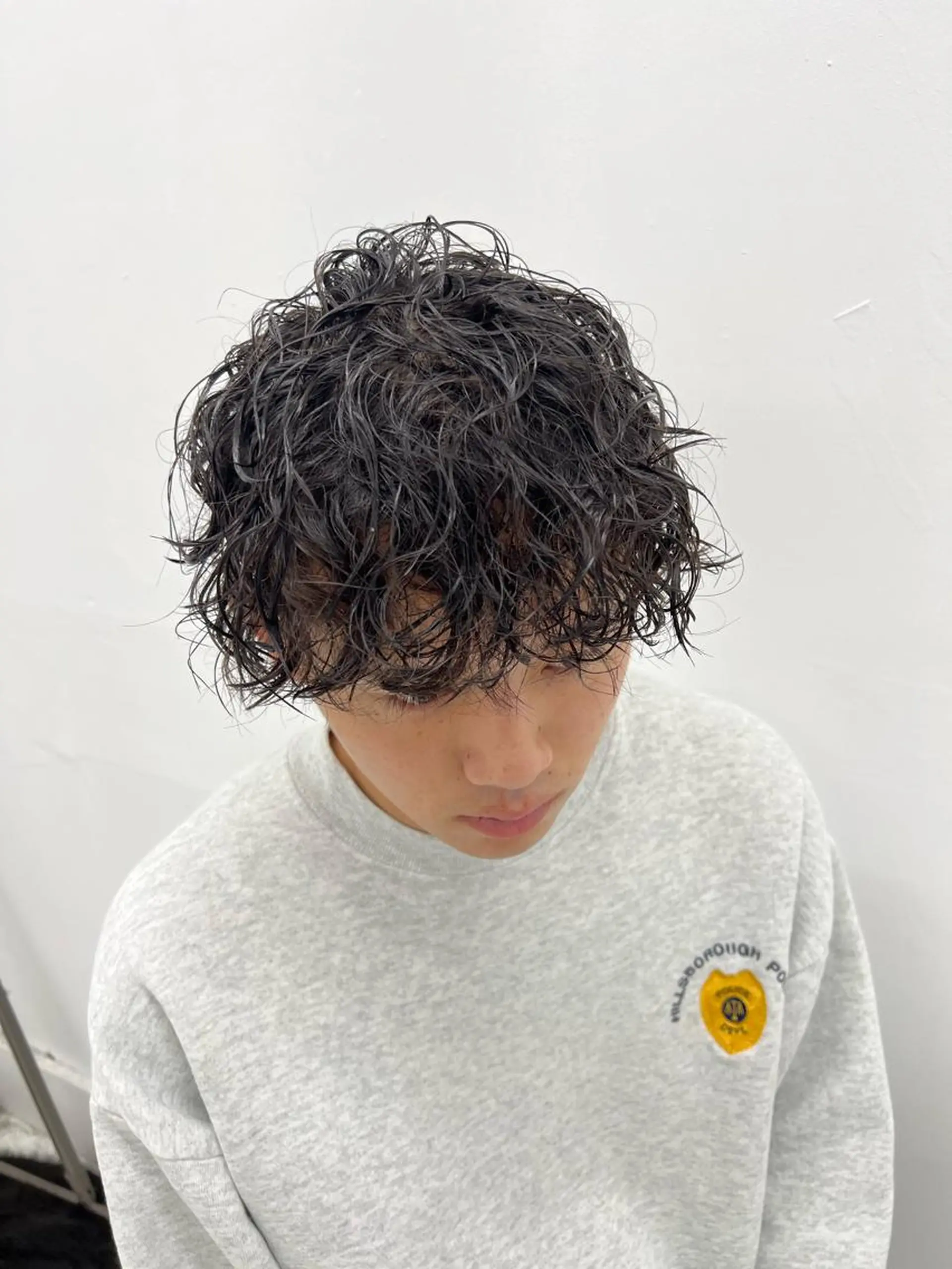 パーマ メンズ カット パーマ 柏メンズカットパーマ NO.1タイチのヘアスタイル