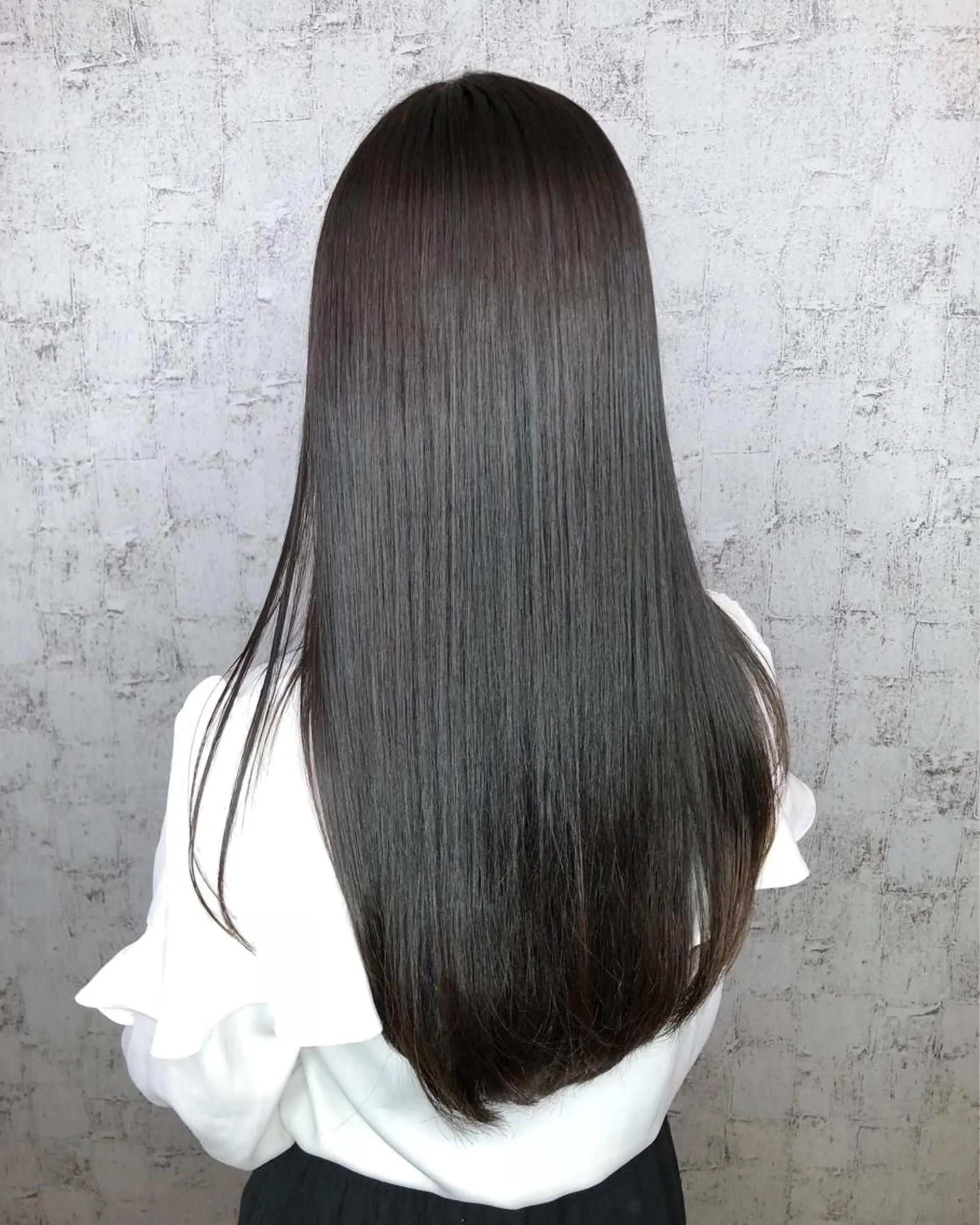 ロング 縮毛矯正 トリートメント カット 縮毛矯正 透明感カラー✨ツヤ髪 廣畑昌志のヘアスタイル
