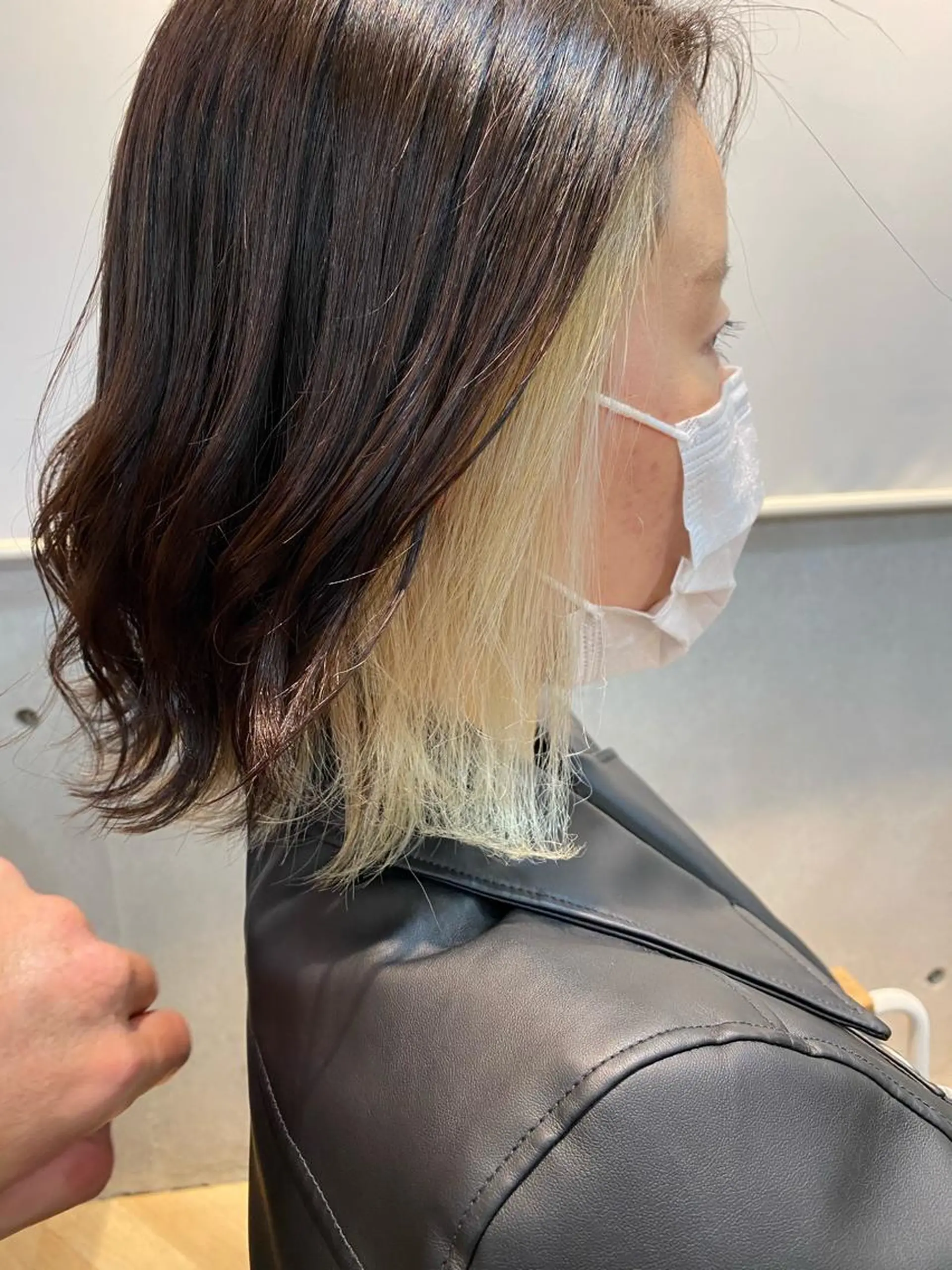 ミディアム 似合わせカット ヘアカラー 西山 恵太郎のヘアスタイル