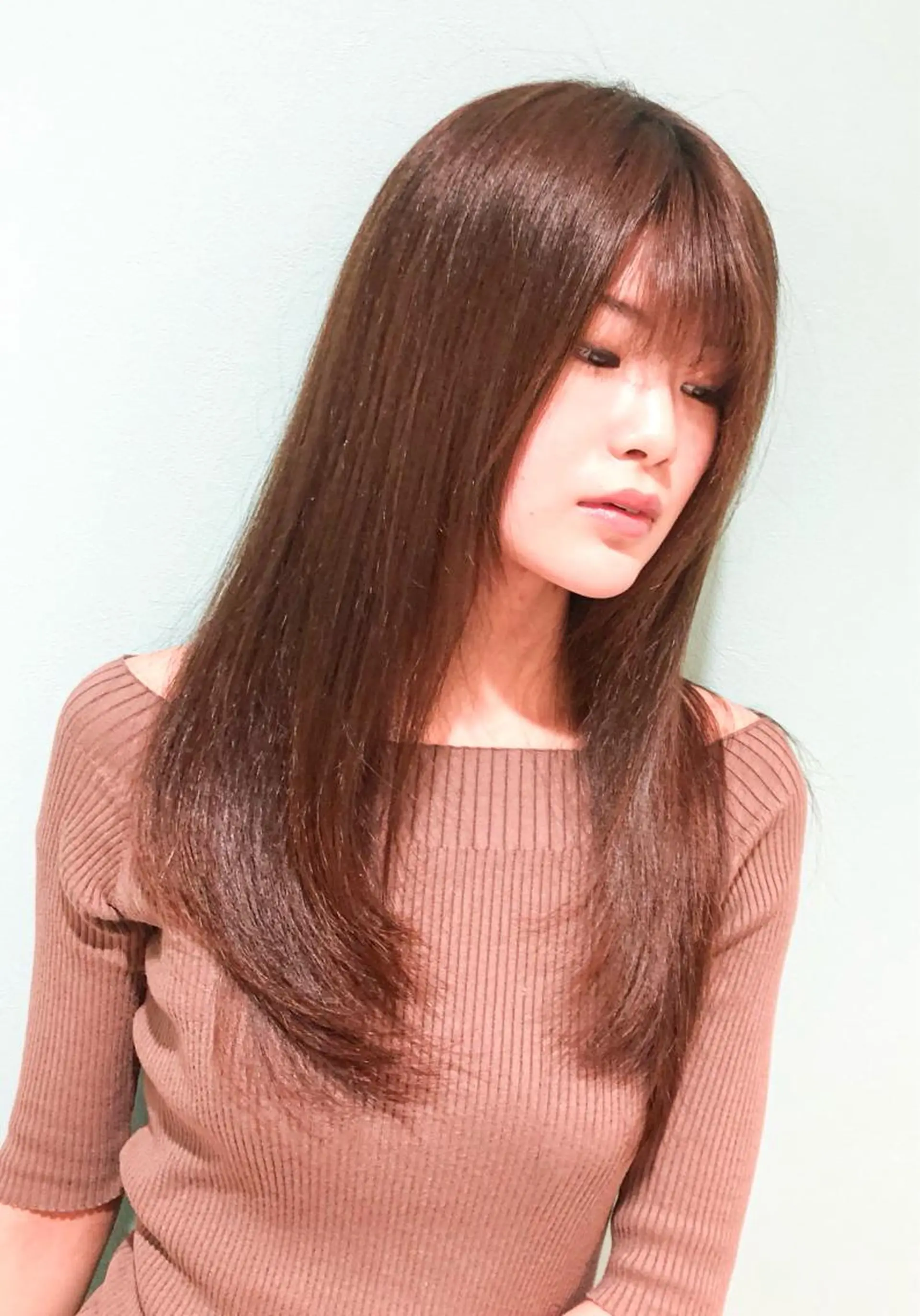 ロング 髪質改善縮毛矯正 リピートNo.1米倉のヘアスタイル