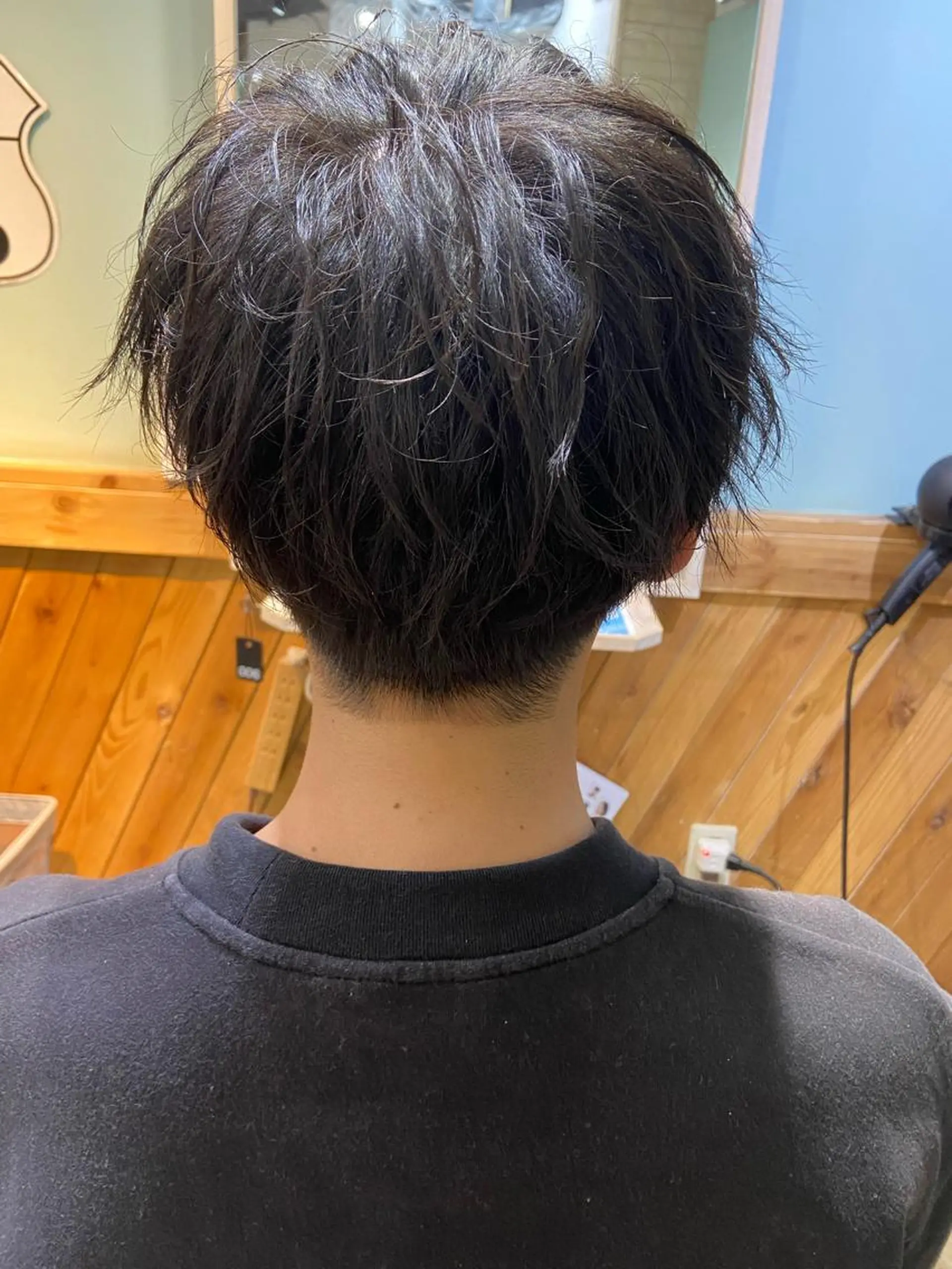 ショート パーマ メンズ マッシュ CORE(コア)新宿所属・CORE masaのヘアスタイル