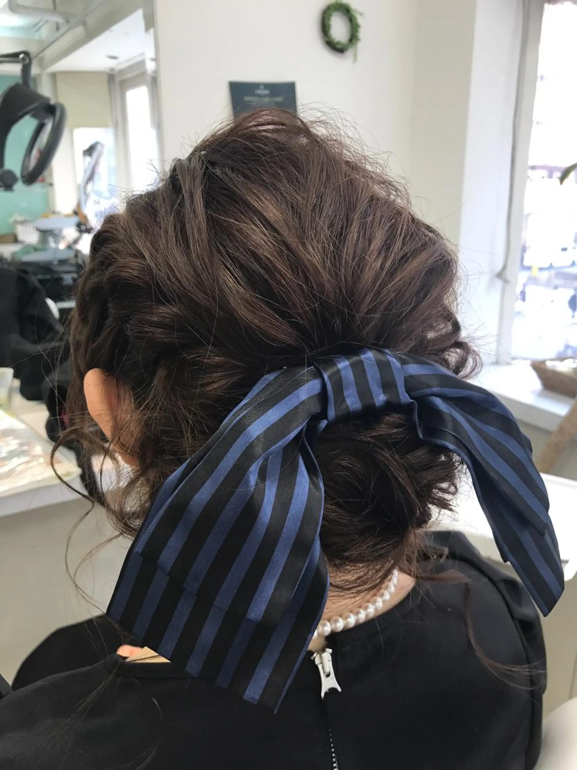 ミディアム カラー ヘアアレンジ 艶髪ハイトーンカラー 💘kazueのヘアスタイル