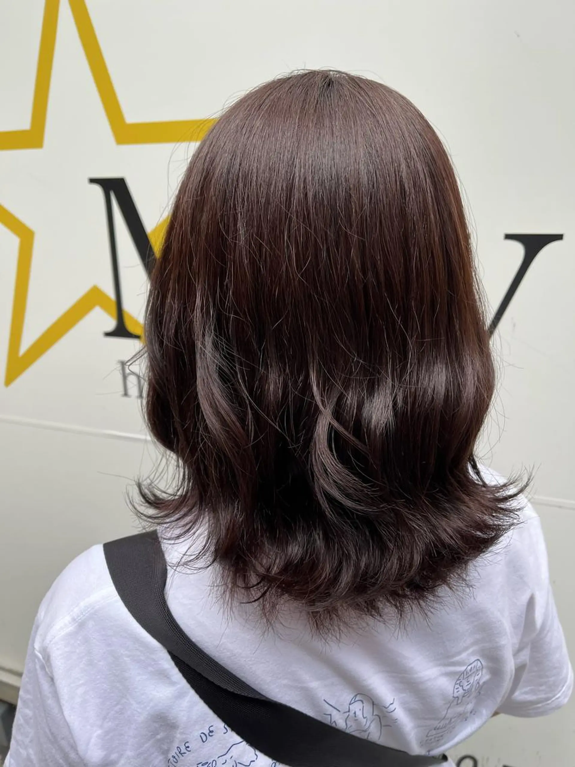 ミディアム カラー カシス ラベンダーカラー 髪質改善✨/中屋敷 はじめのヘアスタイル